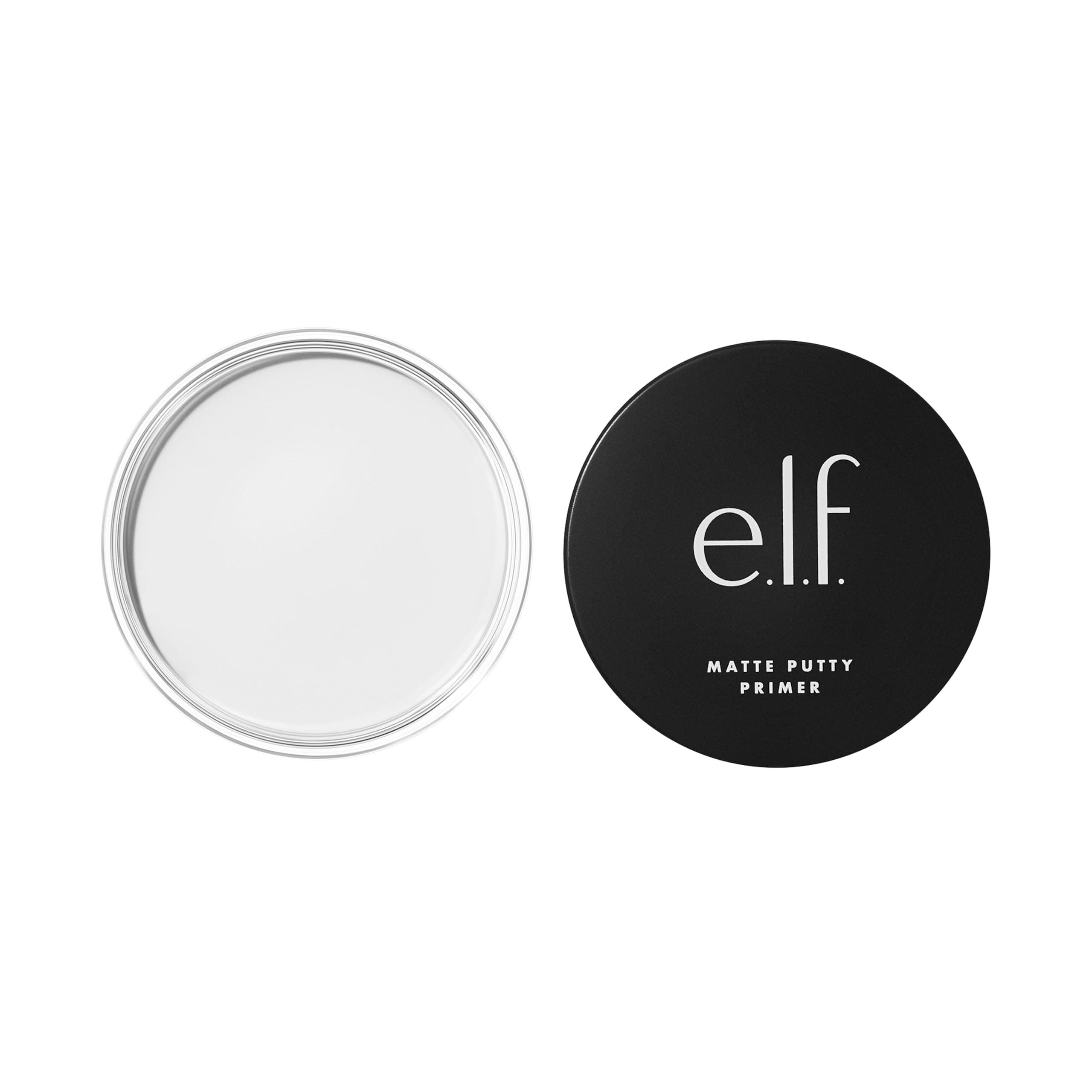 e.l.f. Matte Putty Primer, Skin Perfecting, Lightweight, Oil-free formula, Mattifies, Absorbs Excess Oil, Fills in Pores and Fine Lines, Soft, Matte Finish, All-Day Wear, 21g
