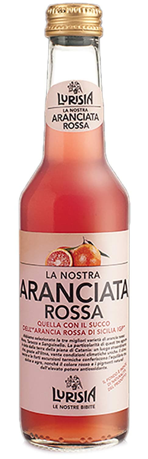 Lurisia La Nostra Aranciata Rossa - 9.3 oz Glass Bottles (Aranciata Rossa, 12 Bottles)