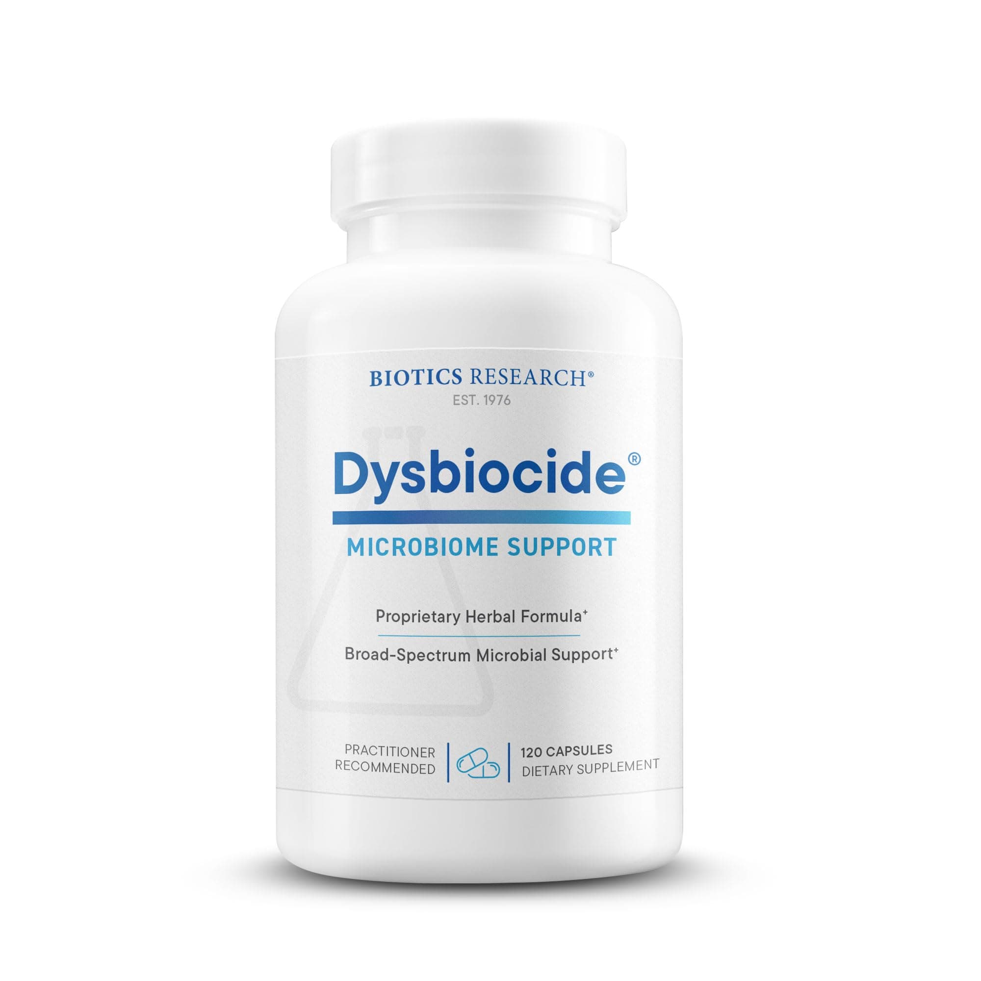 Biotics Research Dysbiocide Synergistic Botanical Blend Supports Normal Gut Health for Women & Men - Digestive Health Supplement - Supports Balanced Gut microbiome - 120 Capsules