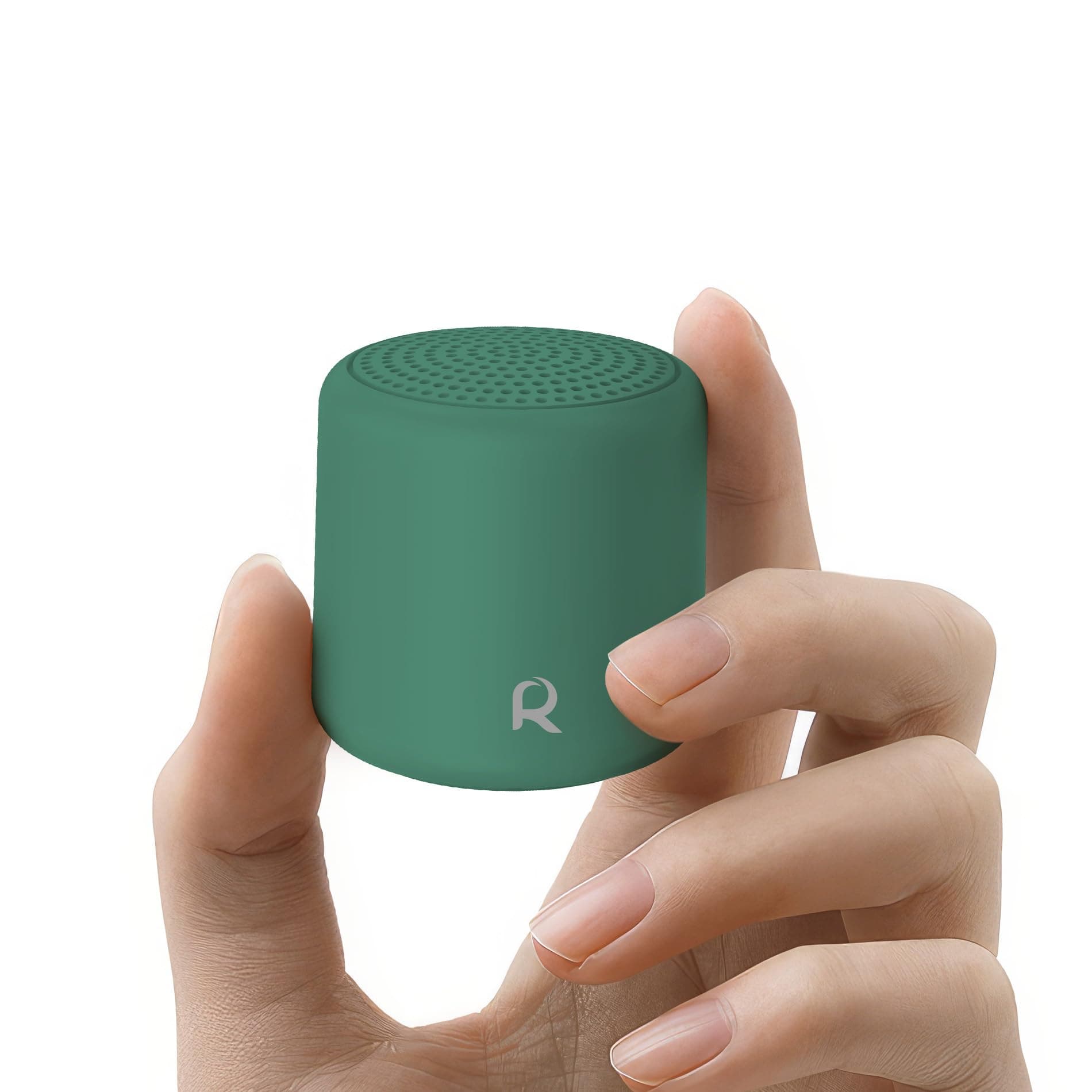 Restnature Portable White Noise Machine - White Noise Machine for Baby Adults Kids with 16 Soothing Sounds, 4 Timer & Rechargeable, Pocket Mini Sound Machine for Sleep Nursery Travel Gift, Dark Green