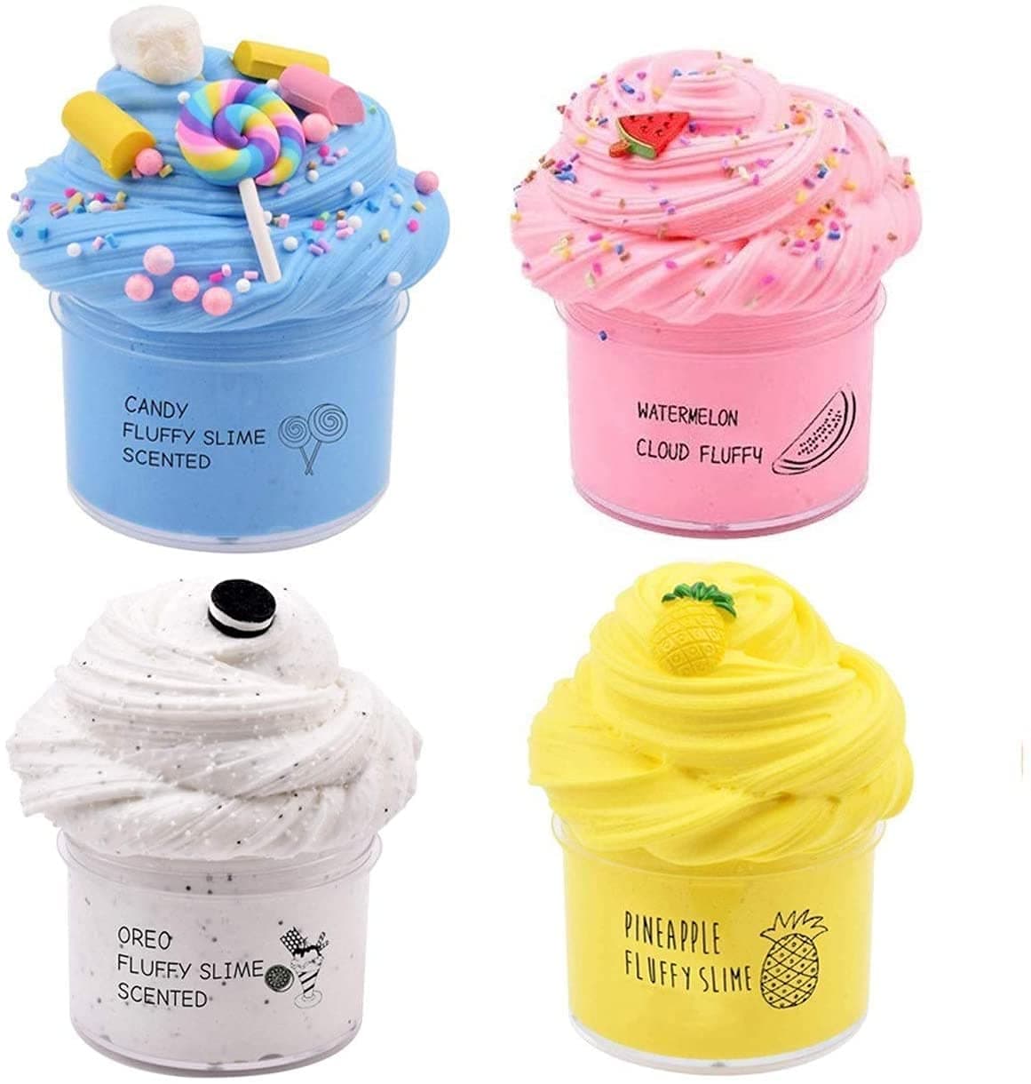 Dubkart Cutiecute Butter Slime Kit (Pack of 4 100ml*4)