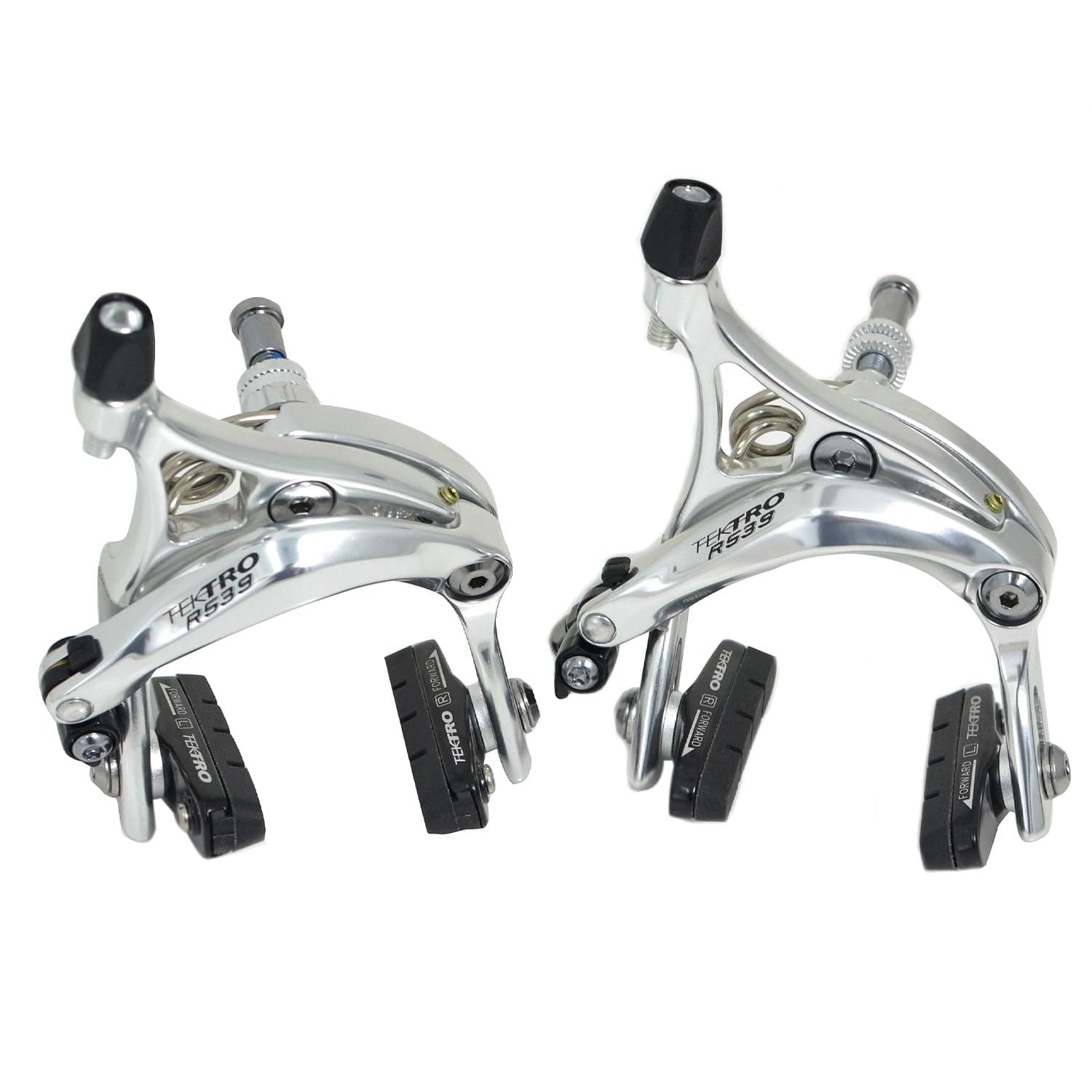 TEKTROR539 Caliper Brake Set 47-57mm withQR Recessed Mount, Silver, ST1415-SILVER