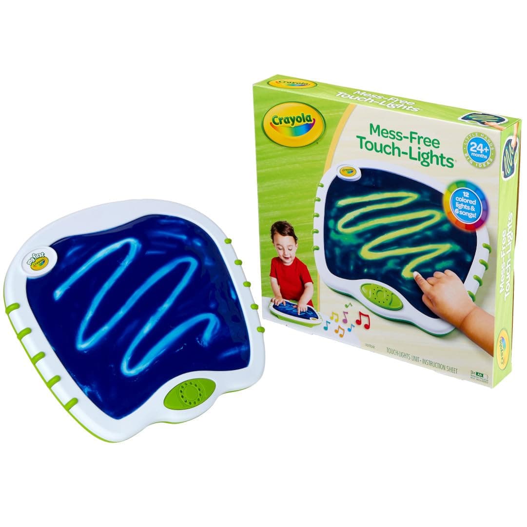 CRAYOLA My First Touch Lights, Musical Doodle Board, Toddler Toy, Gift, Multicolor