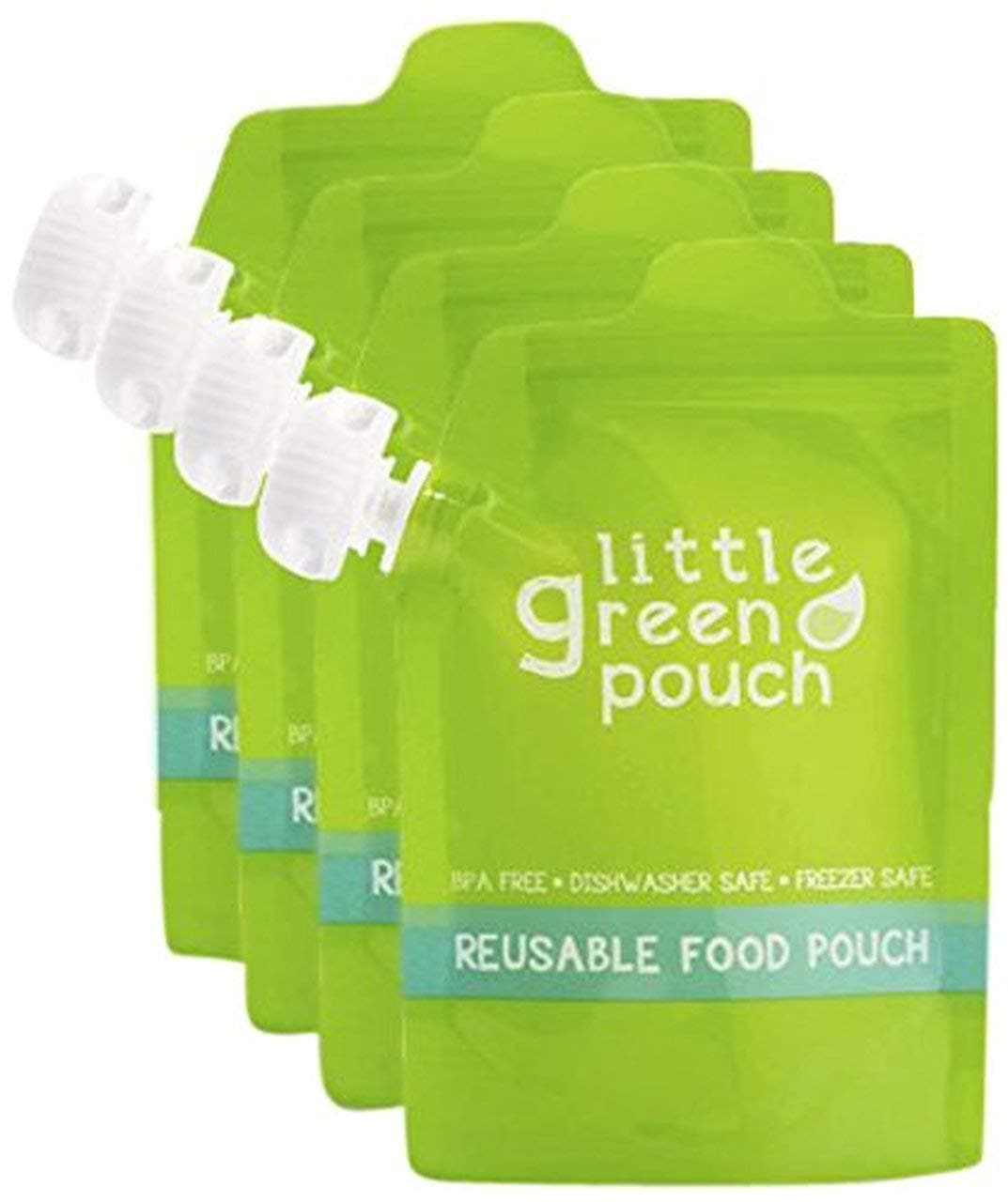 Reusable Food Pouches - 4-Pack of 7oz Pouches