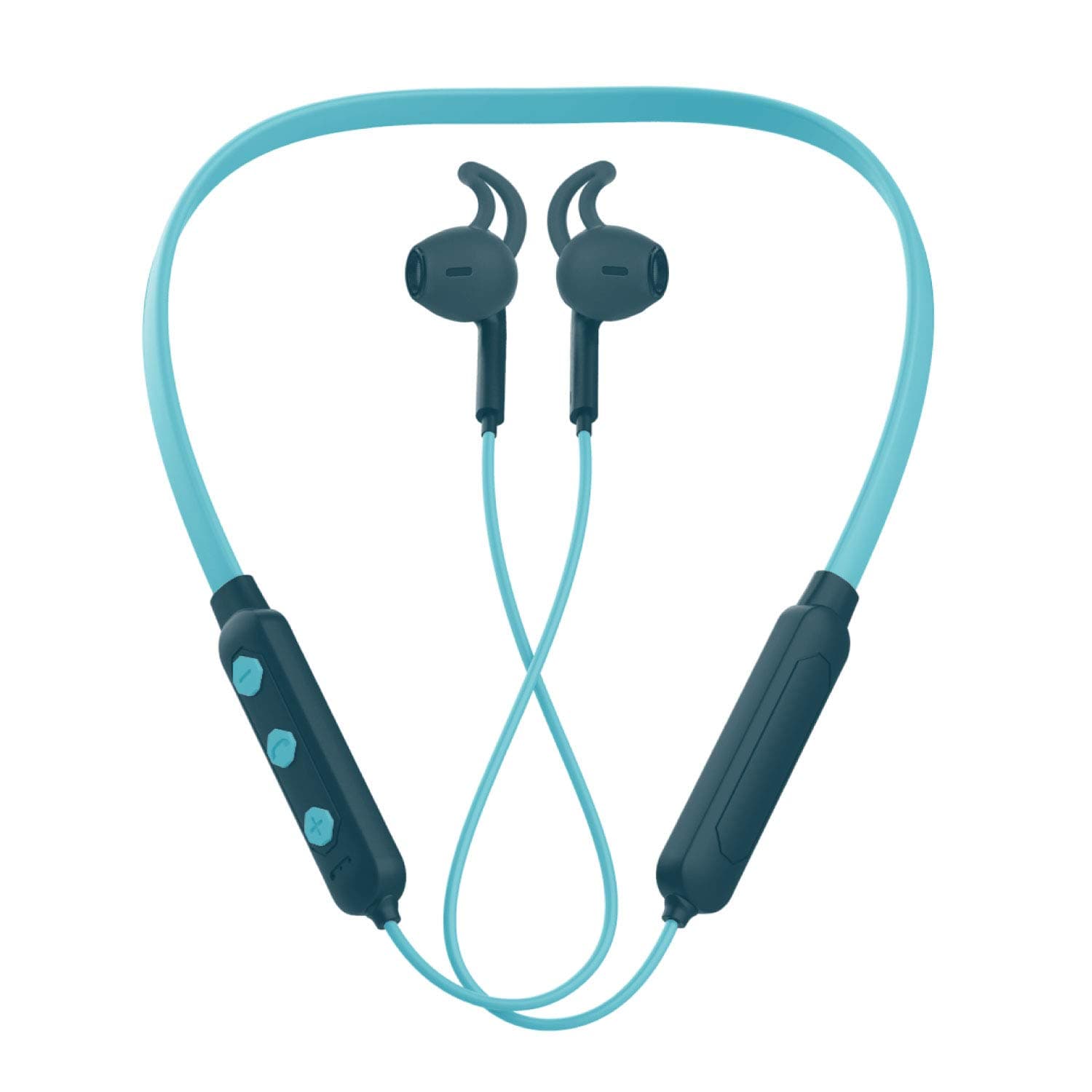 Replay Audio Bluetooth Wireless Neckband Stereo Headset Sports Flexwrap, Teal