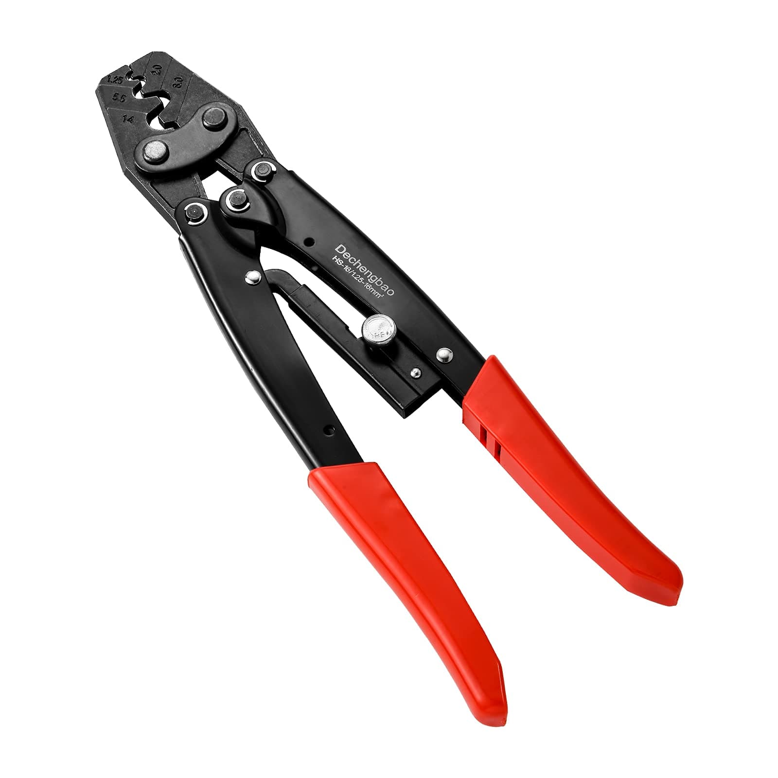 HS16 lug crimping tool Ratchet Terminal Crimping Tool Used for 1.25-16 mm² Non-Insulated Terminal Ratchet Crimping Plier,Ratchet Terminal Crimping Tool