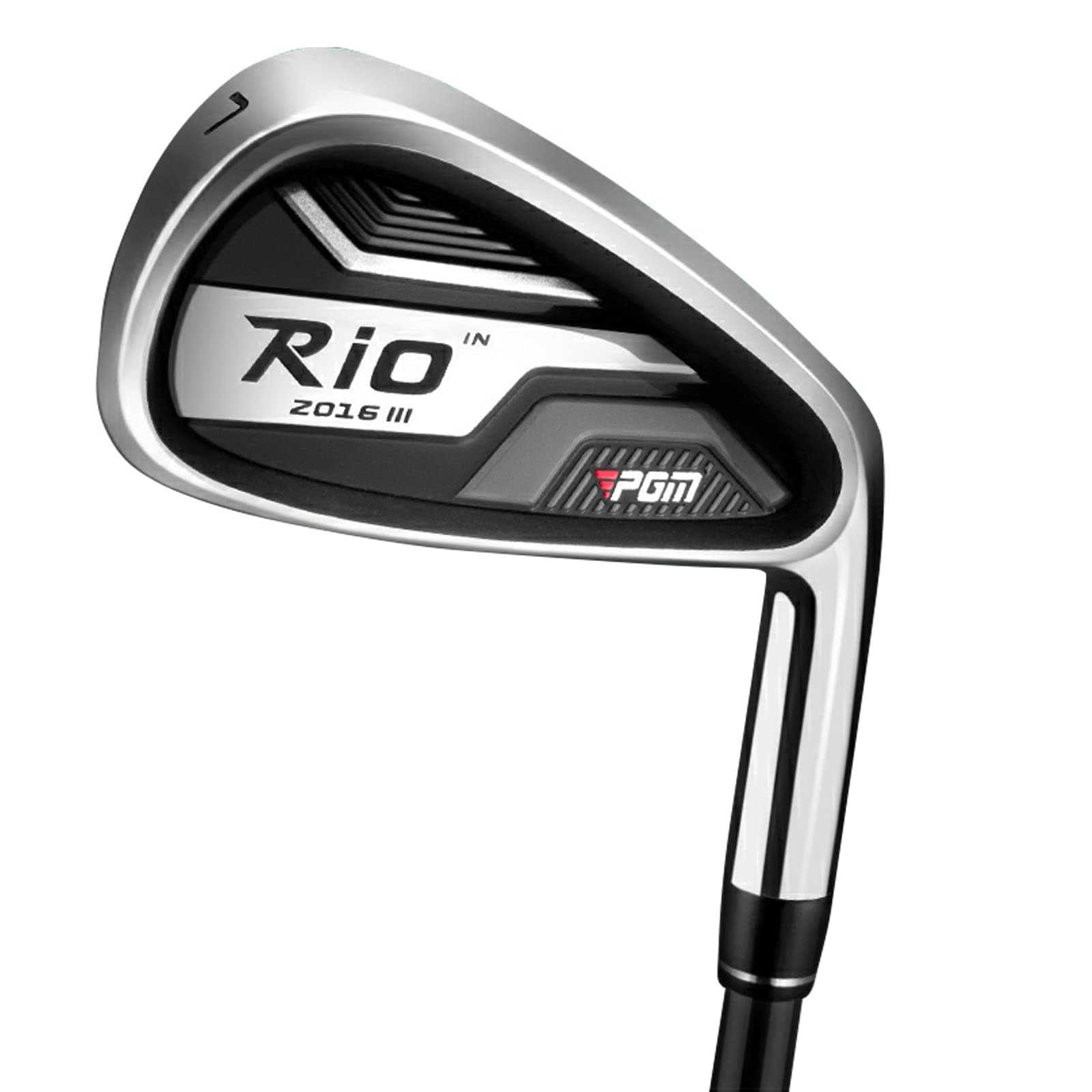 PGMRio III #7 Golf Iron - Right-Handed Club for Beginners, Ultra-Low Center of Gravity Single Golf Iron for Practice and Competition - Wide Hitting Face with High Forgiveness