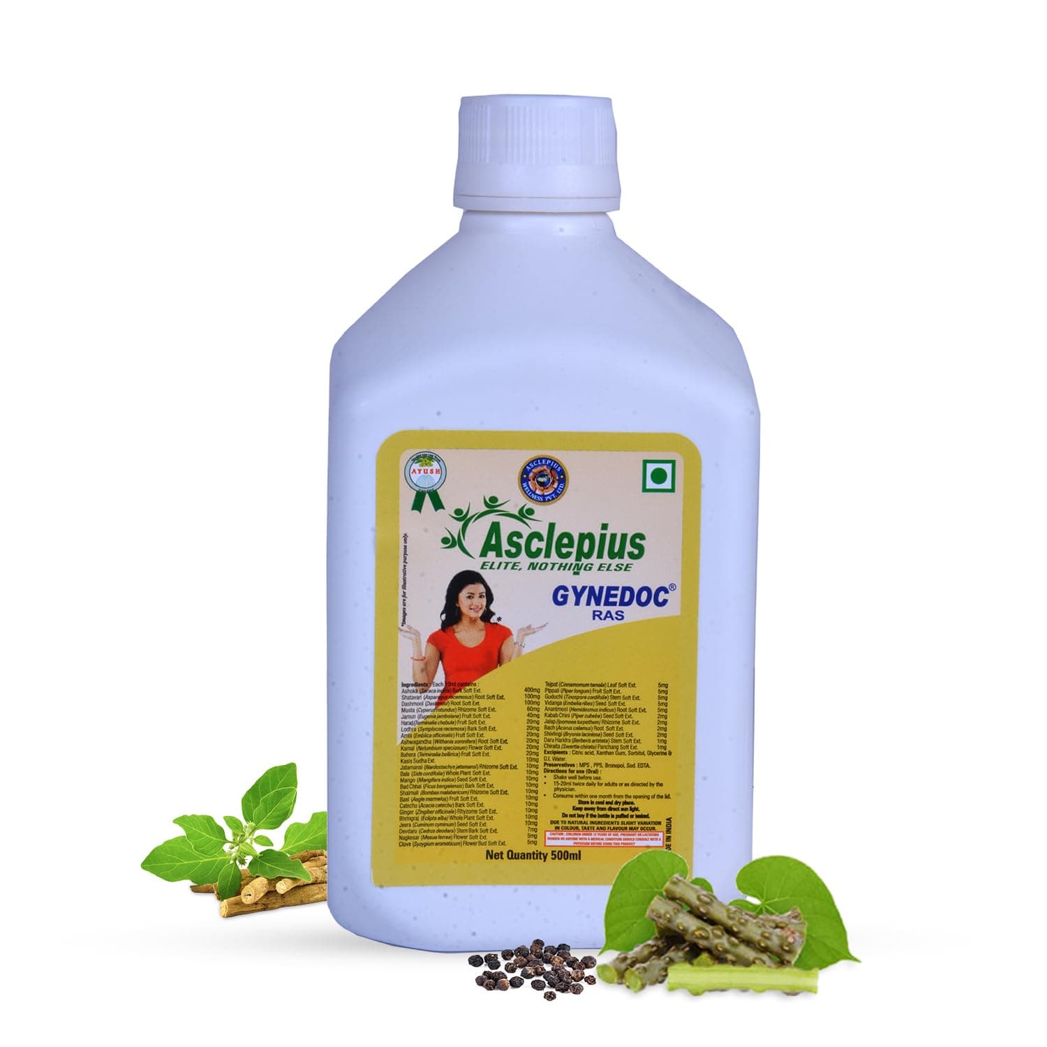 ASCLEPIUS WELLNESS Asclepius Gynedoc Ras 500Ml