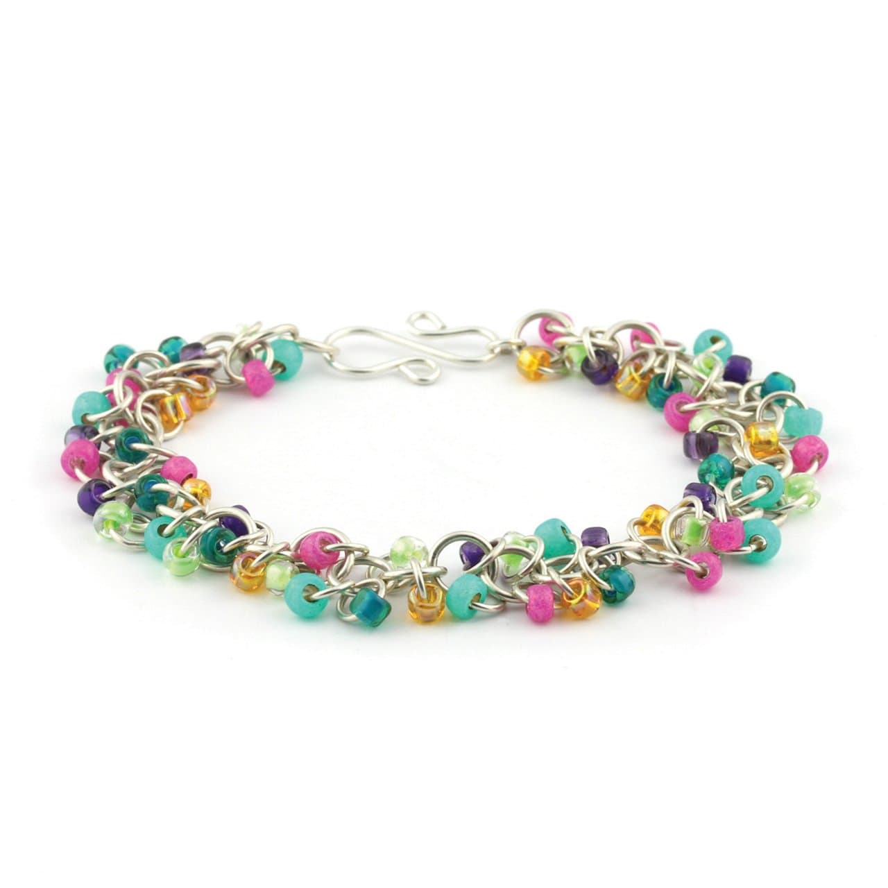 Weave Got Maille Shaggy Loops Chain Maille Bracelet Kit, Girls Just Wanna Have Fun