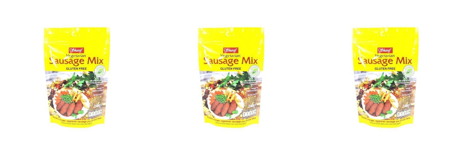 (3 Pack) - Sharaf Vegetarian Sausage Mix| 200 g |3 Pack - Super Saver - Save Money