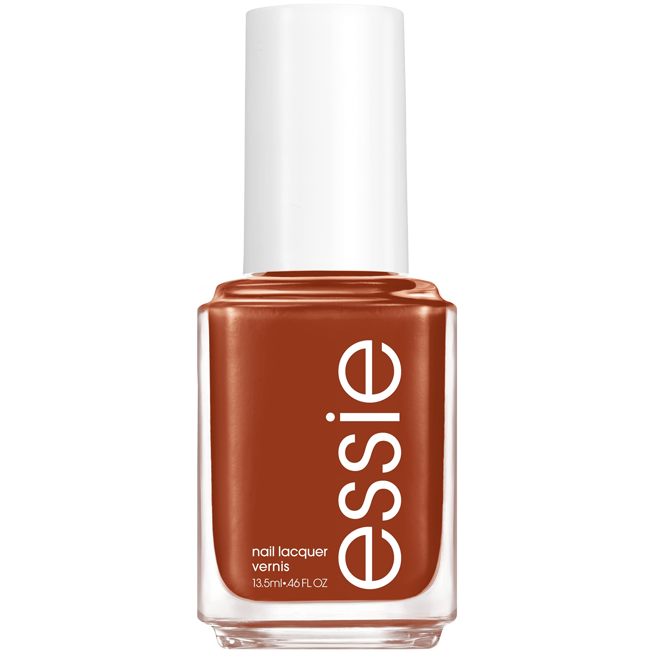 Salon-Quality Nail Polish, 8-Free Vegan, Warm Brown, Row With The Flow, 0.46 fl oz