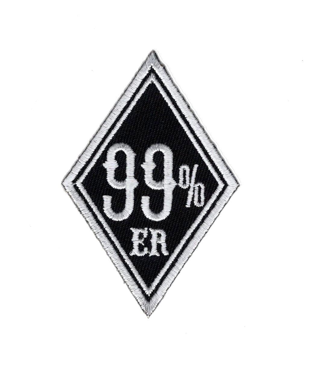 99 Percenter 99% er Biker Outlaw Mc Iron on Patch (MTP5)