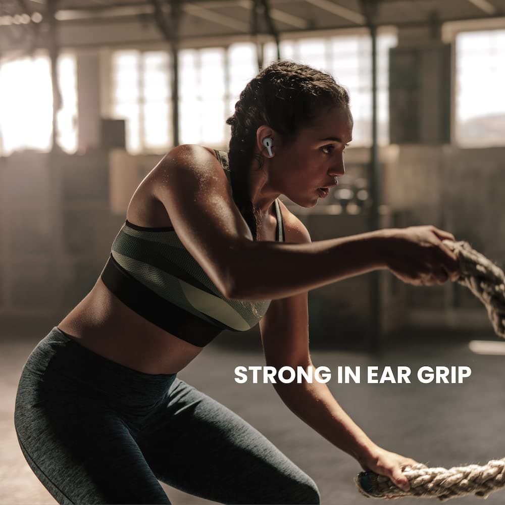 AutoLine Pro Foam Masters Memory Foam Ear Tips for AirPods 1st & 2nd Gen | 3 Pairs | New Version 4.0 - | Comfortable | Secure | Better Noise Cancellation | Replacement Buds (Assorted S/M/L, Black)