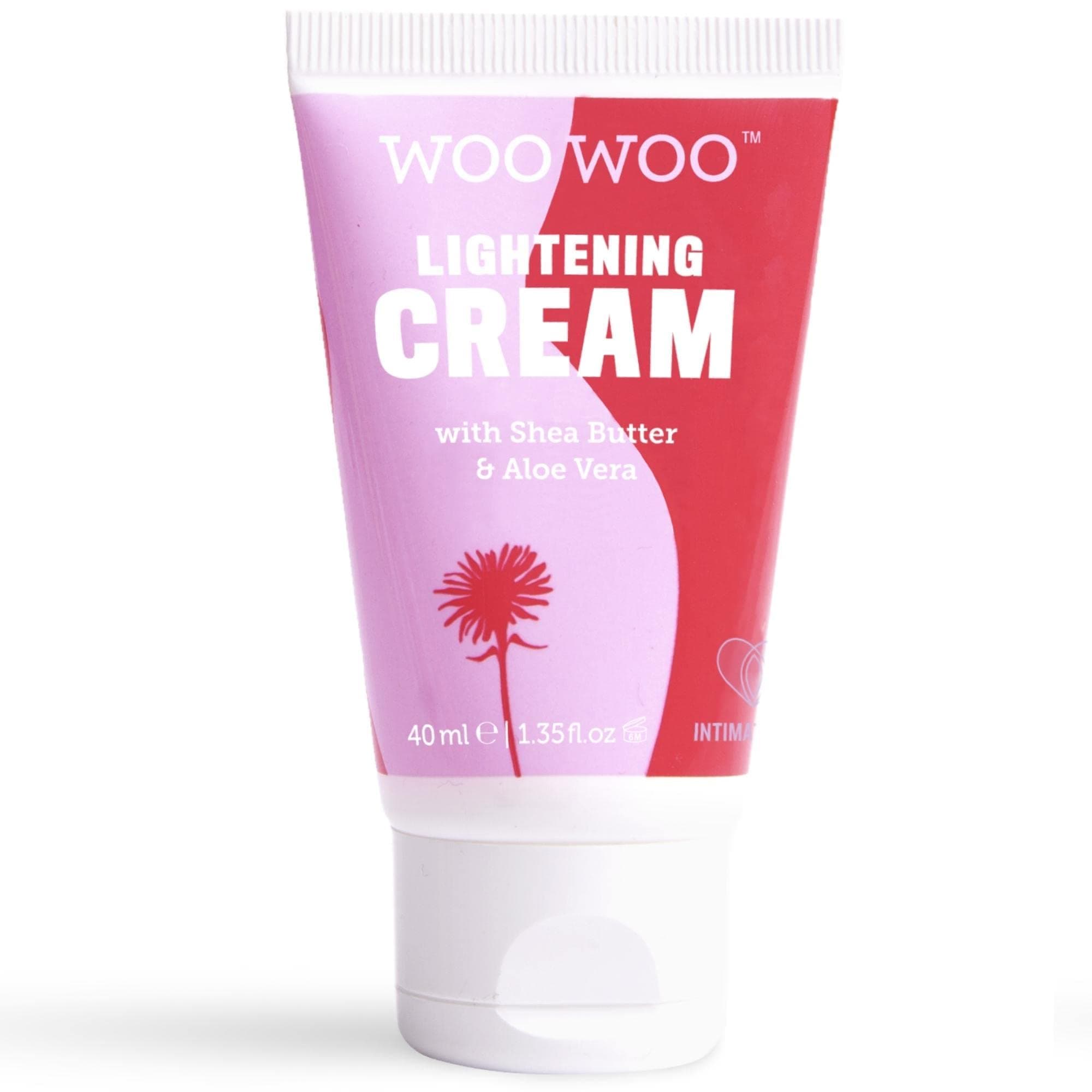 WooWoo Skin Lightening Cream for Evening Out Skin Tone - Intimate Natural Lightening Cream for Female & Male Private Areas - Bikini Dark Spot Removal - Women Body Parts Brightening - 40ml