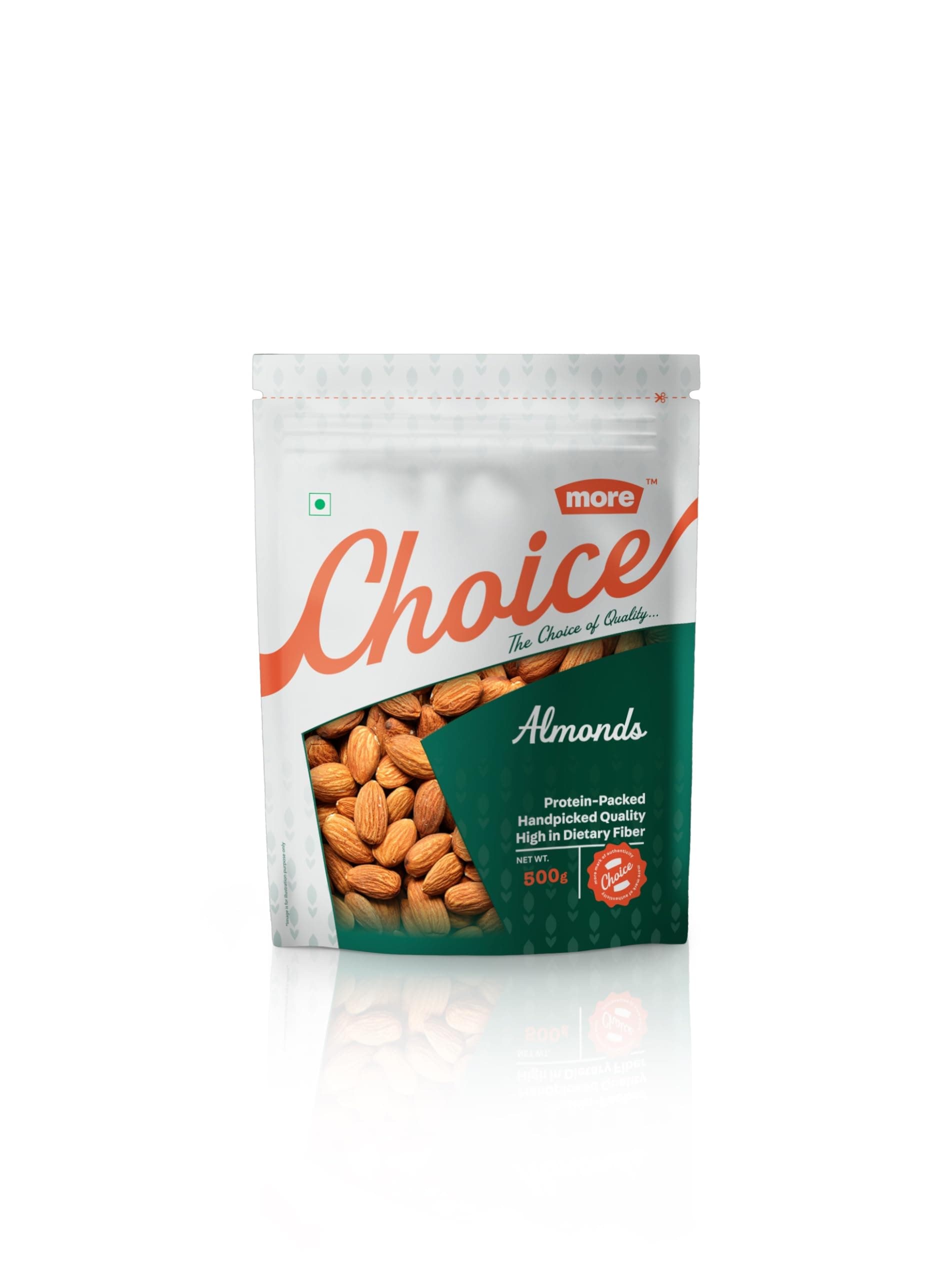 More Choice Dry Fruits - Almond (Badam), 500gm