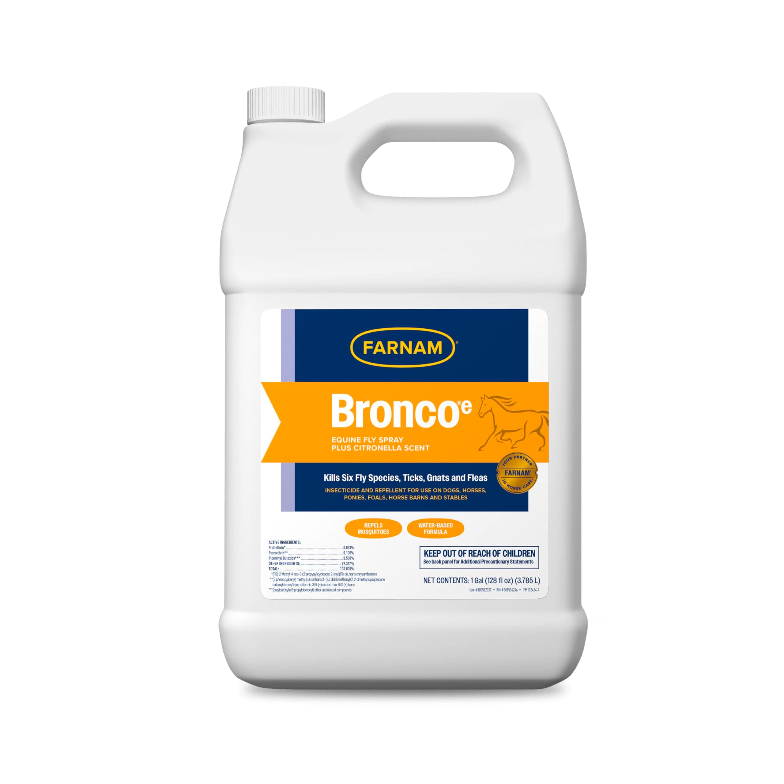 Farnam Bronco Equine Fly Spray 1 Gal Gal