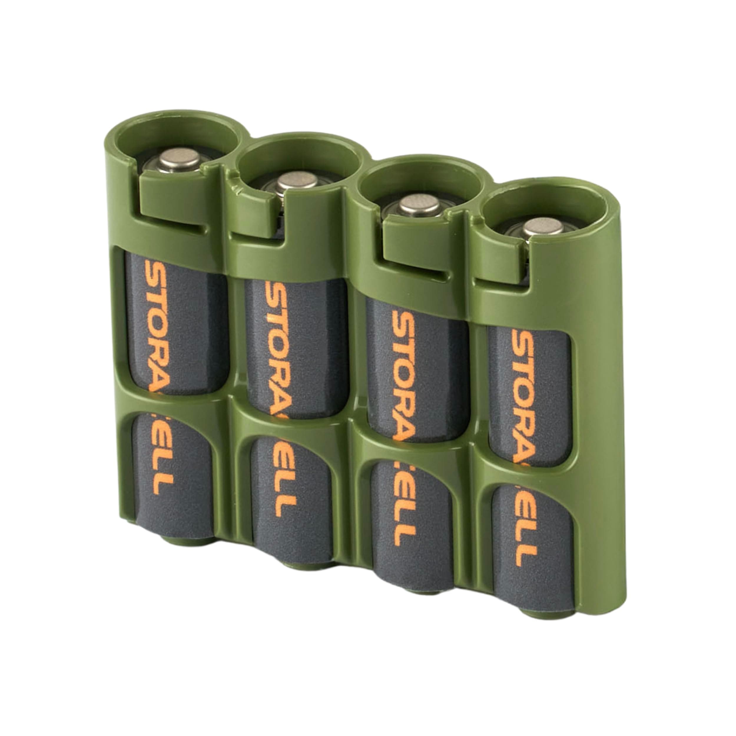 PowerPax 4 AA Battery Caddy - Military Green