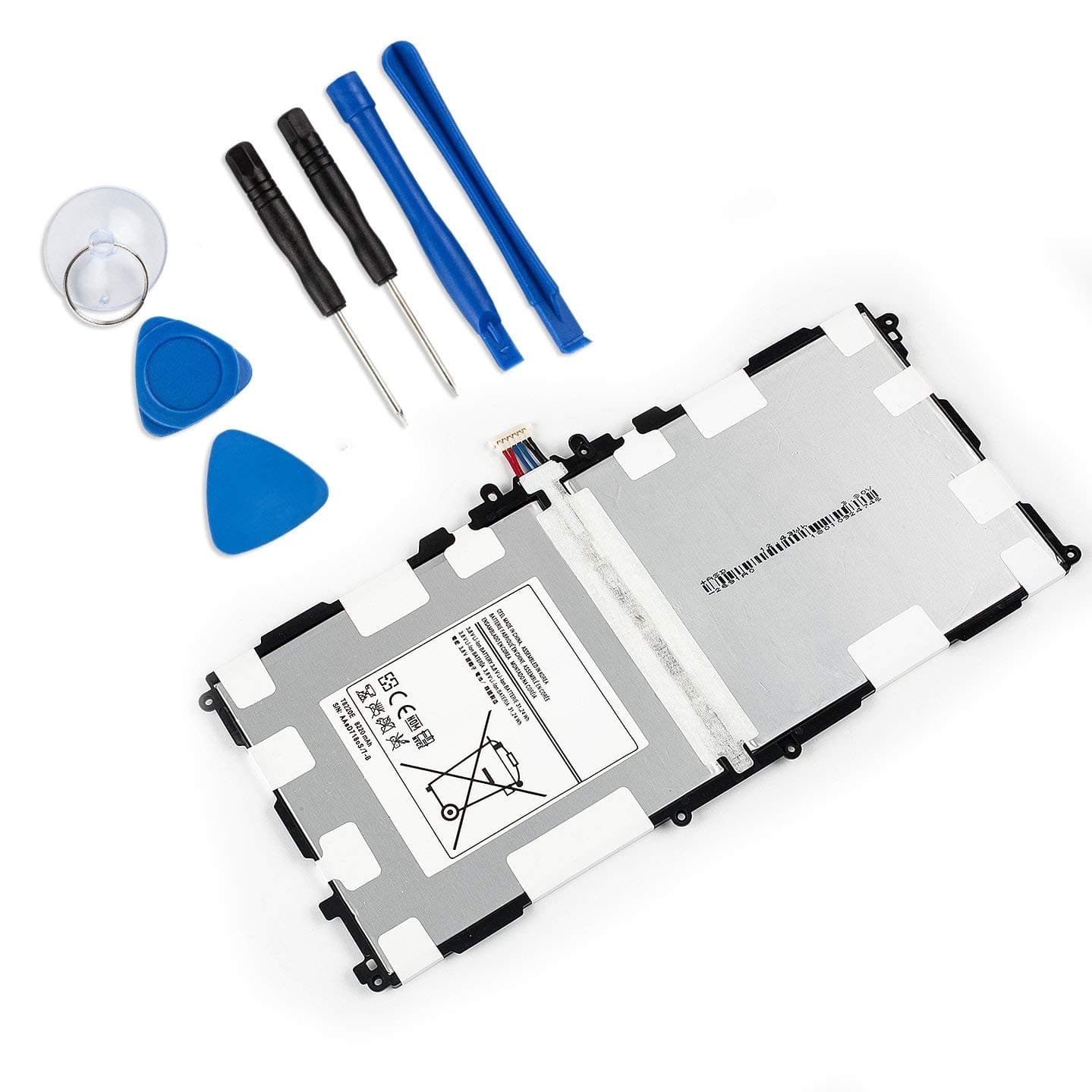 – 3.8V 31.24WH T8220E Tablet Battery for Samsung Galaxy Note 10.1 2014 Edition SM-P600 SM-P601 SM-P602 SM-P605 SM-P605V SM-P607T SM-T520 SM-T525 T8220U T8200K T8220C with Tools