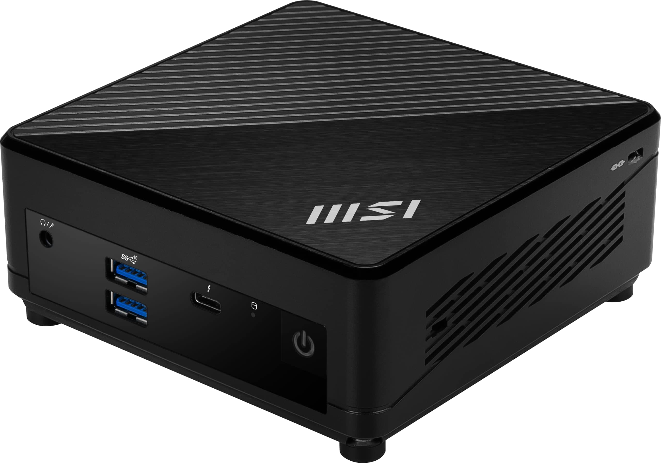 msiCubi 5 Mini PC: Intel Core i5-1235U, 8GB DDR4 (1x8GB) 2666MHz, 512GB SSD, WiFi 6E, BT 5.2, Thunderbolt Type-C, Dual Display, Energy Efficient, Black, Windows 11 Home: 12M-029US
