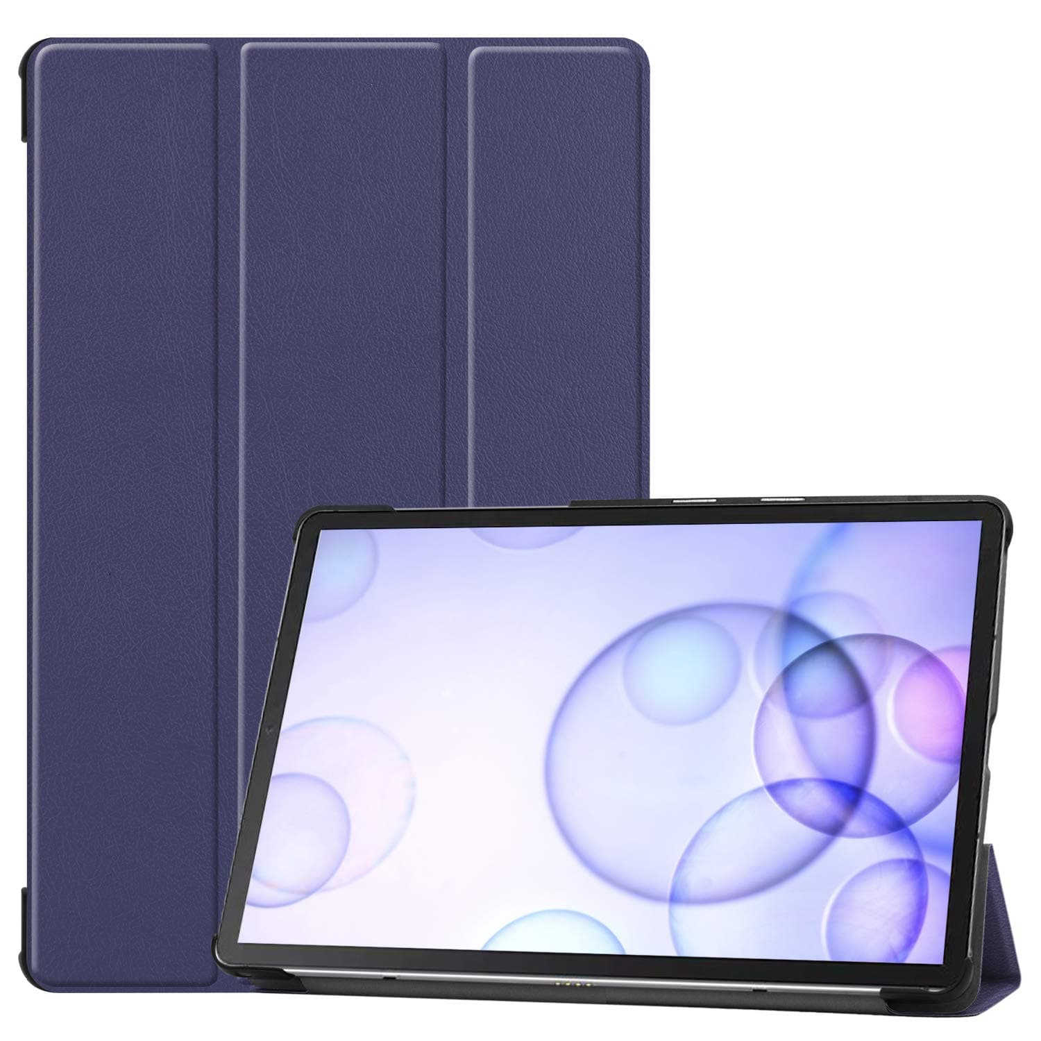 Kepuch Custer Case for Samsung Galaxy Tab S6 10.5 SM-T860 SM-T865 - Ultra-thin PU-Leather Hard Shell Cover for Samsung Galaxy Tab S6 10.5 SM-T860 SM-T865 - Blue