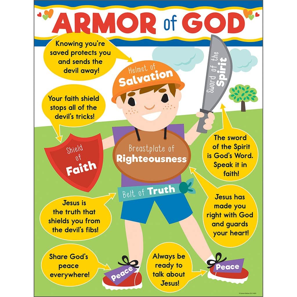Carson Dellosa Education Armor of God Chart