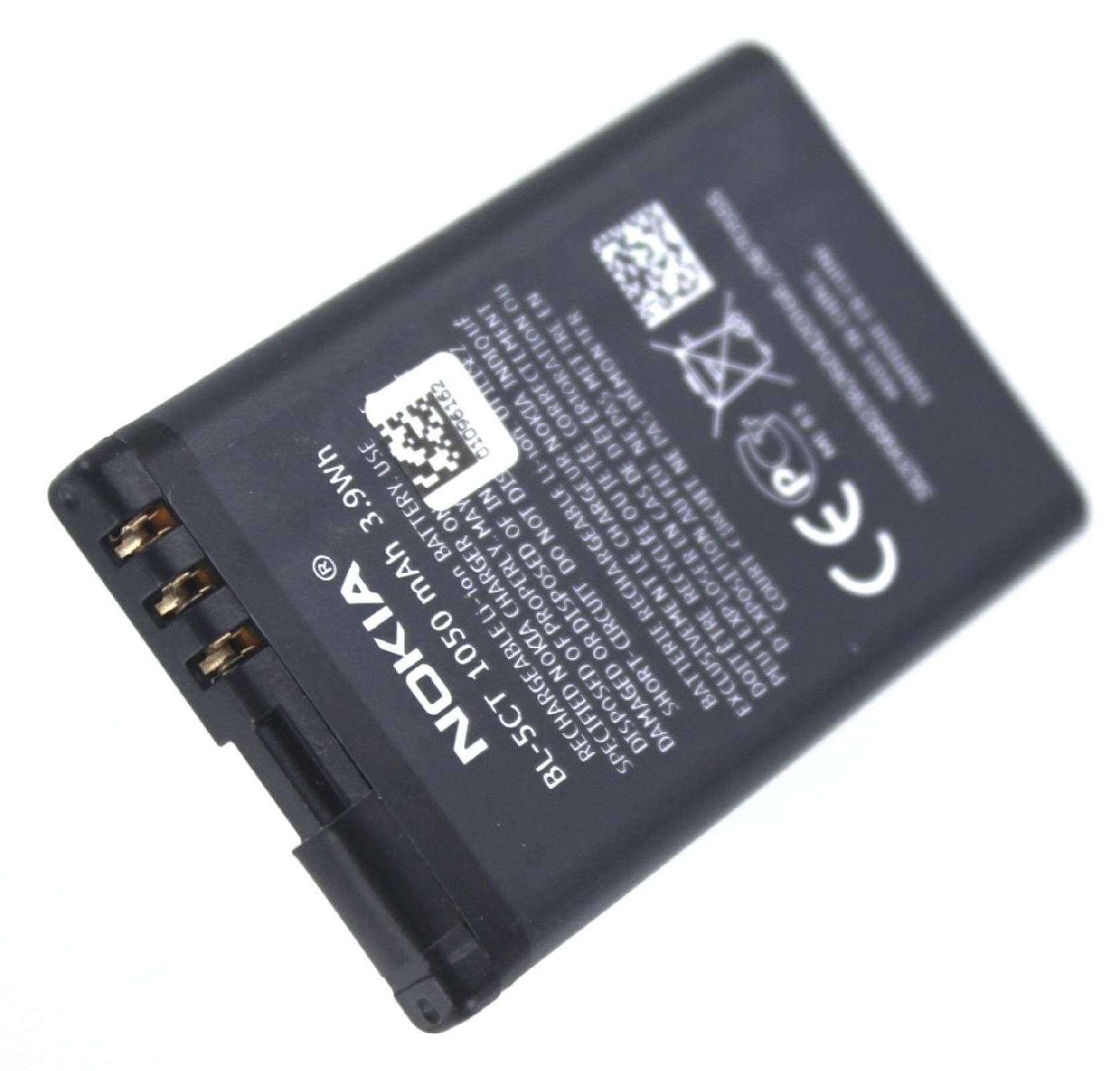 1050mah Replacement Li-ion Battery for Nokia C6-01, C5, 5220, 5630, 6303, 6303i and 3720