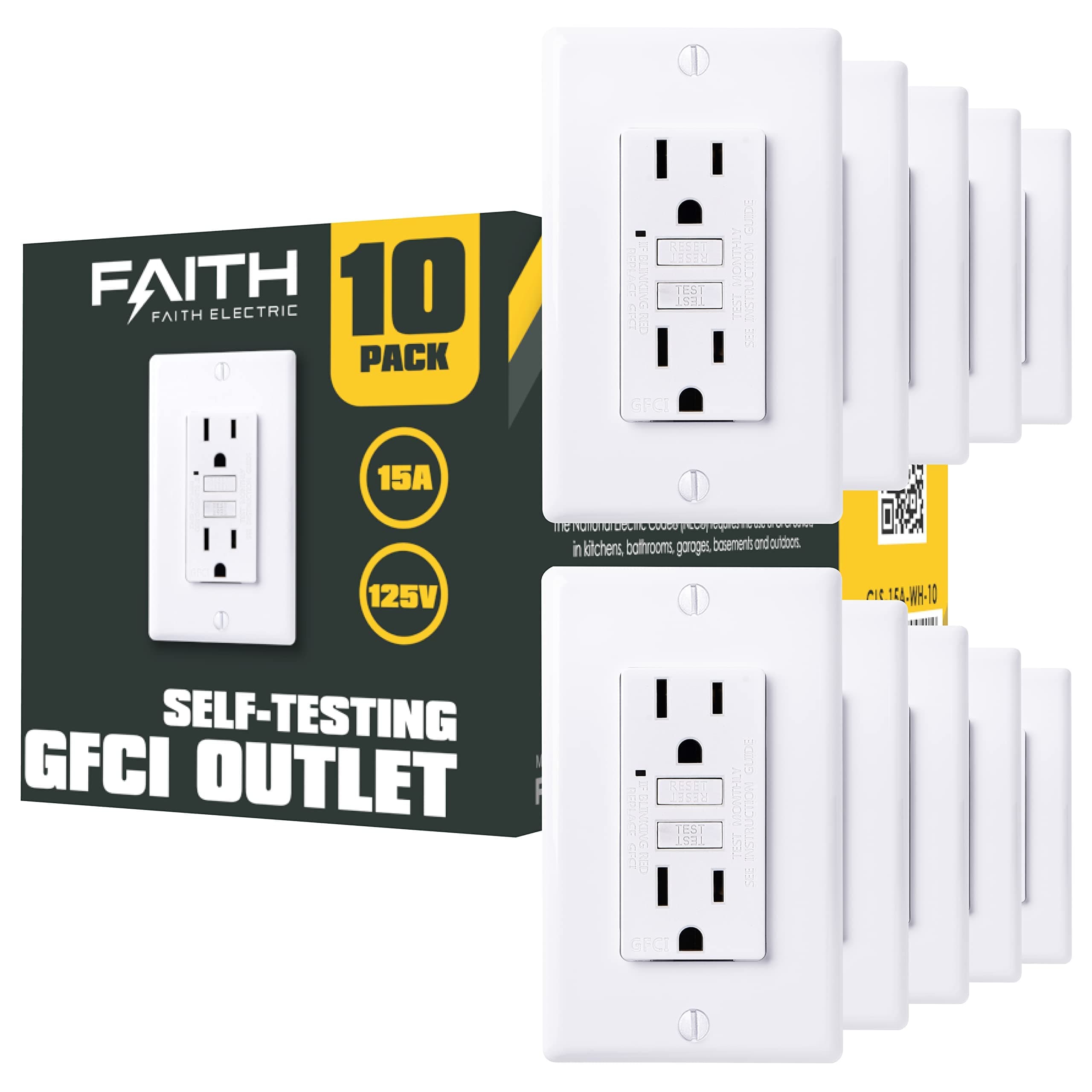 Complete the look: 15A GFCI outlets