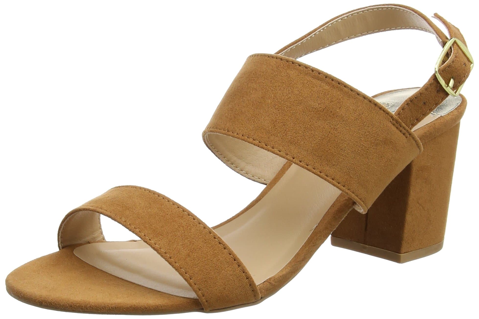 Dorothy Perkins Women's Sally Block Heel Open-Toe Sandals