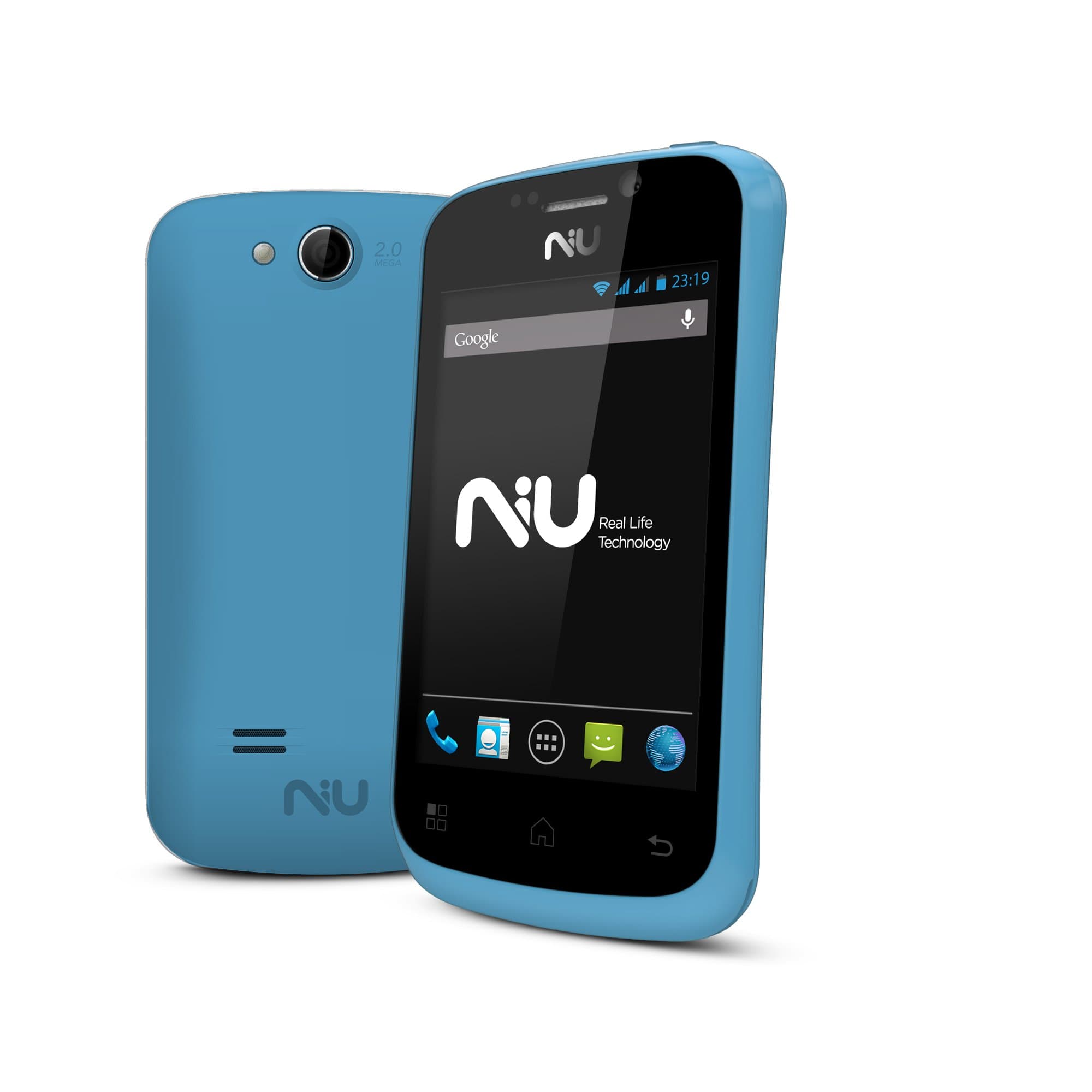 NIU Niutek 3.5D - Unlocked Dual SIM Android Smartphone (Blue)