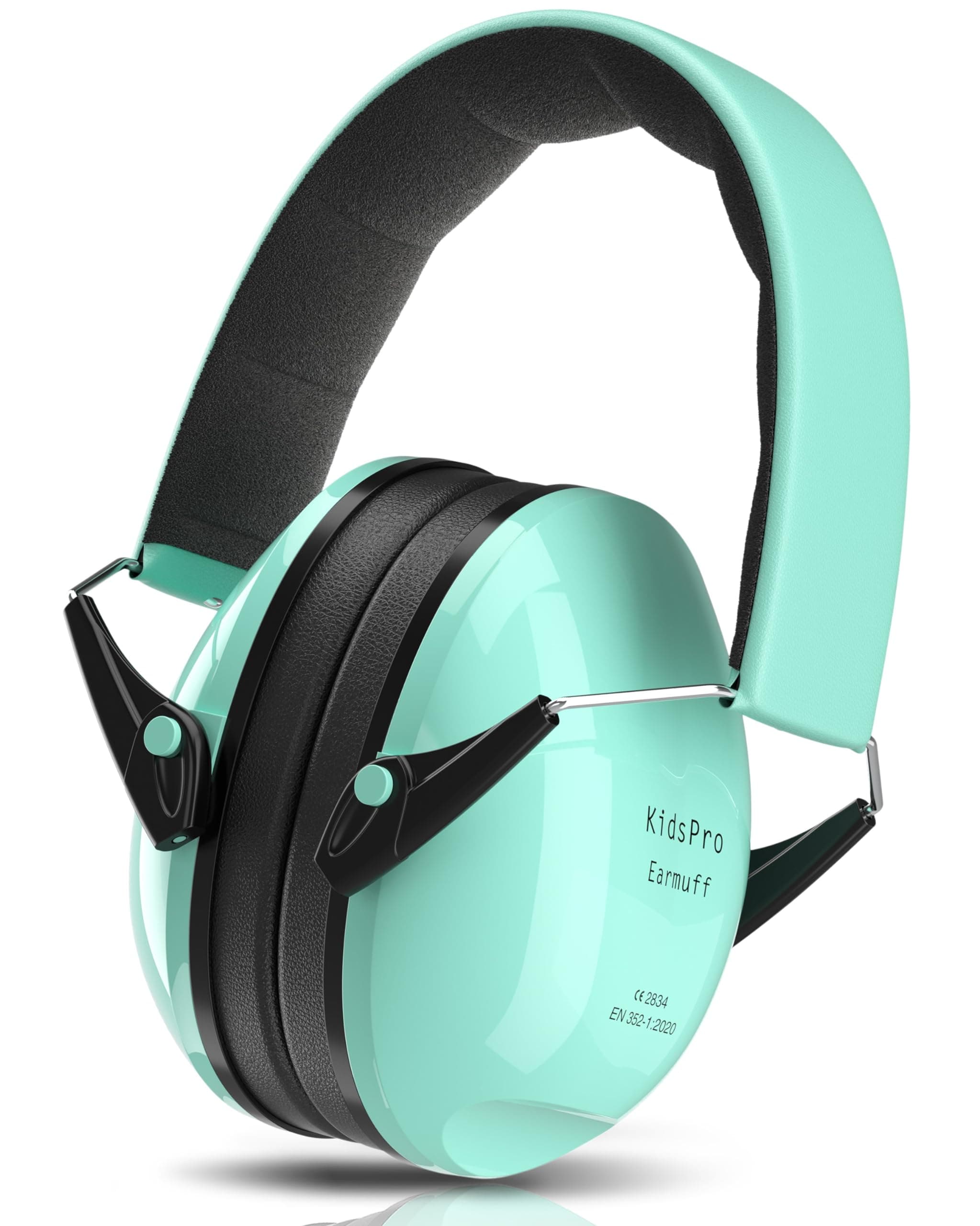 Senner ® KidsPro Ear Defenders | Adjustable Noise Cancelling Headphones – Hearing Protection for Kids up to 12 Years, Sensory Headphones, CE-Certified (Mint/Turquoise)