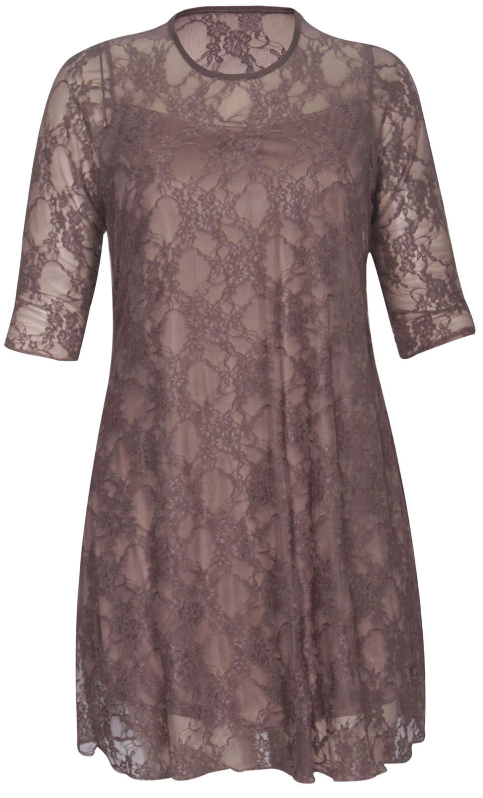 Purple Hanger Women's Lace Dress