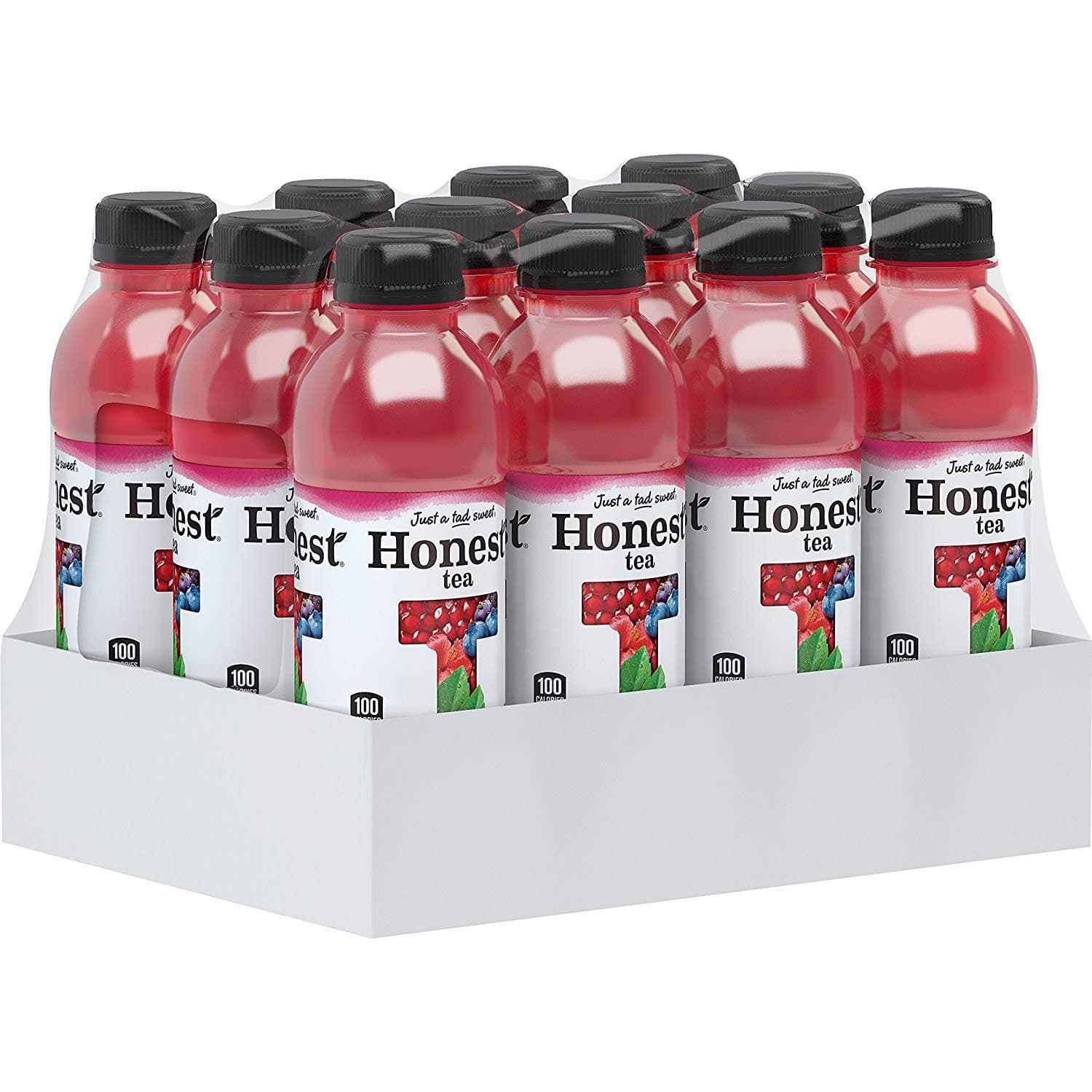 Honest Tea Organic Fair Trade Pomegranate Blue Gluten Free, 16.9 Fl. Oz, 12 Pack