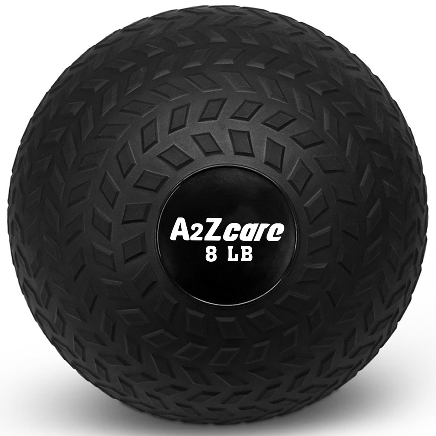 A2ZCARE Slam Ball 30lbs, 25lbs, 20lbs, 15lbs, 10lbs, 8lbs - Medicine Ball or Weight Ball - Black