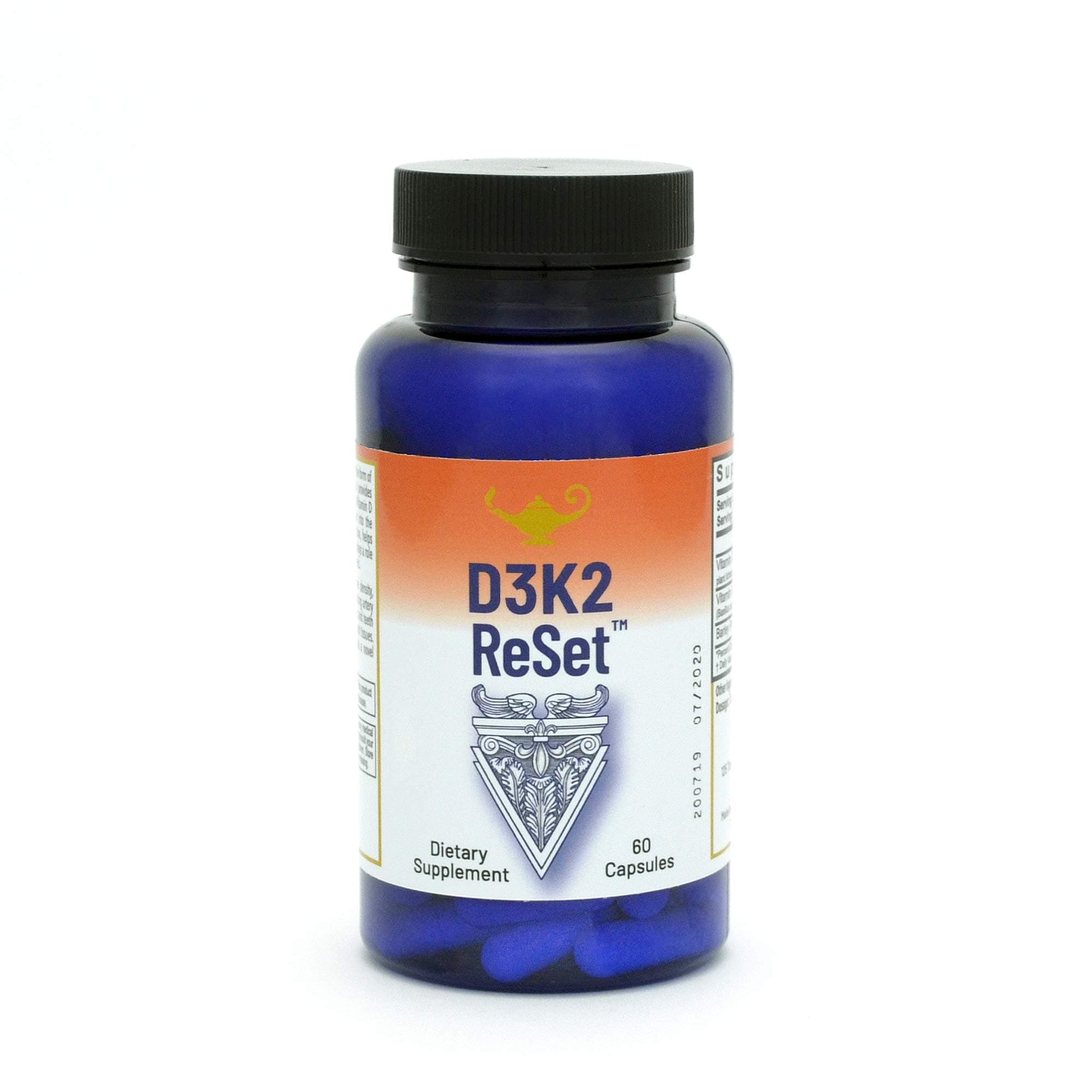 D3K2 Reset -Immune, Bone,Cardiovascular & total body wellness- 60 Capsules