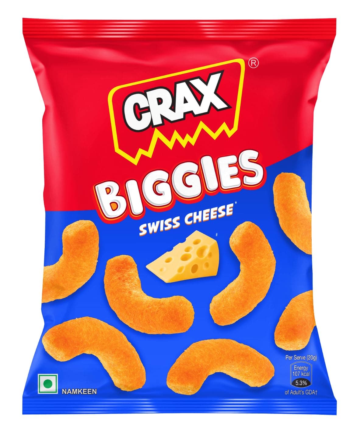Biggies - Swiss Cheese Puffs 65gm/70gm (Weight may vary)