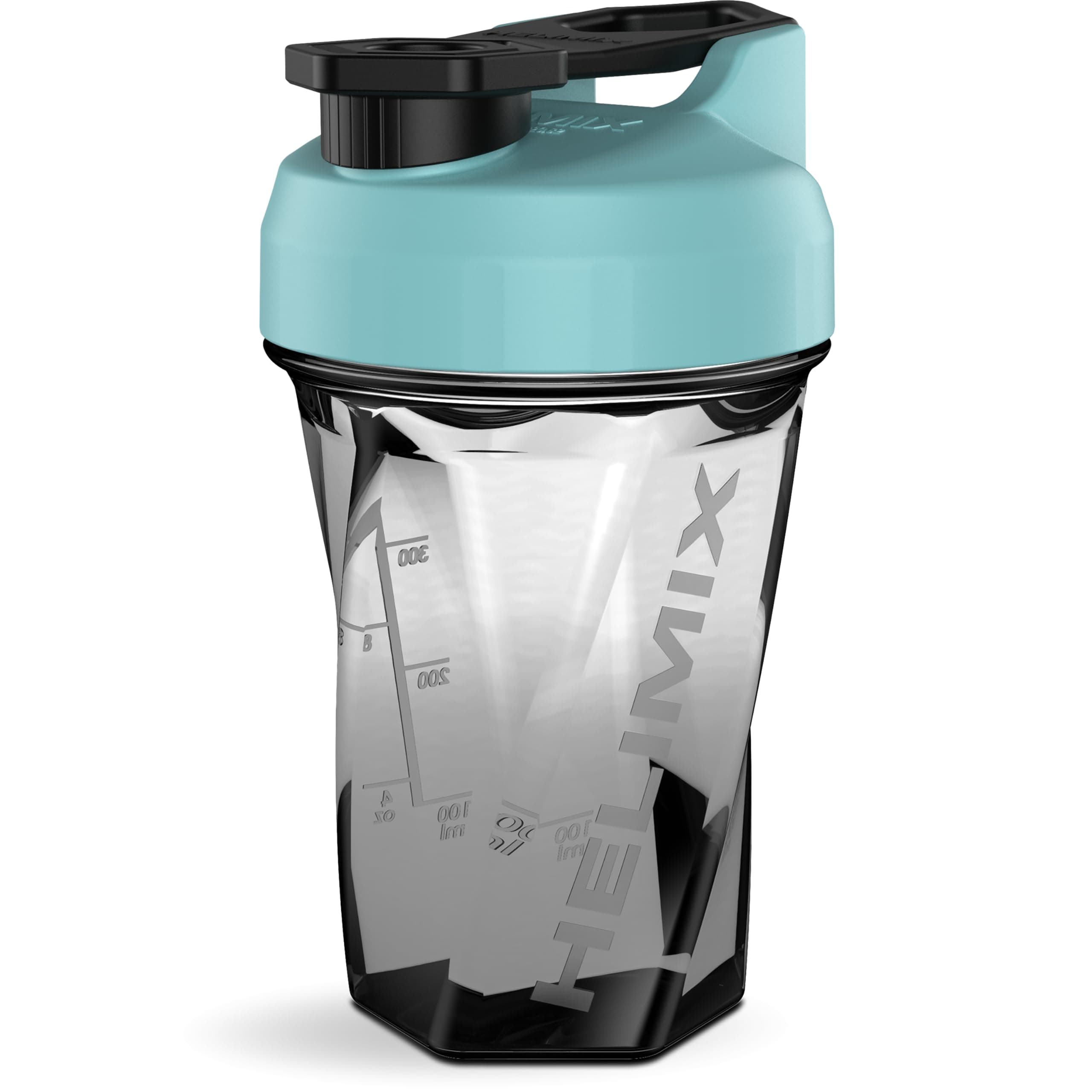 HELIMIX 1.5 Vortex Blender Shaker Bottle Holds up to 20 oz | No Blending Balls or Whisking Required | Made in USA | Portable Pre-Workout Whey, Protein, Drink Shaker Cup | Mixing Cocktail Smoothies