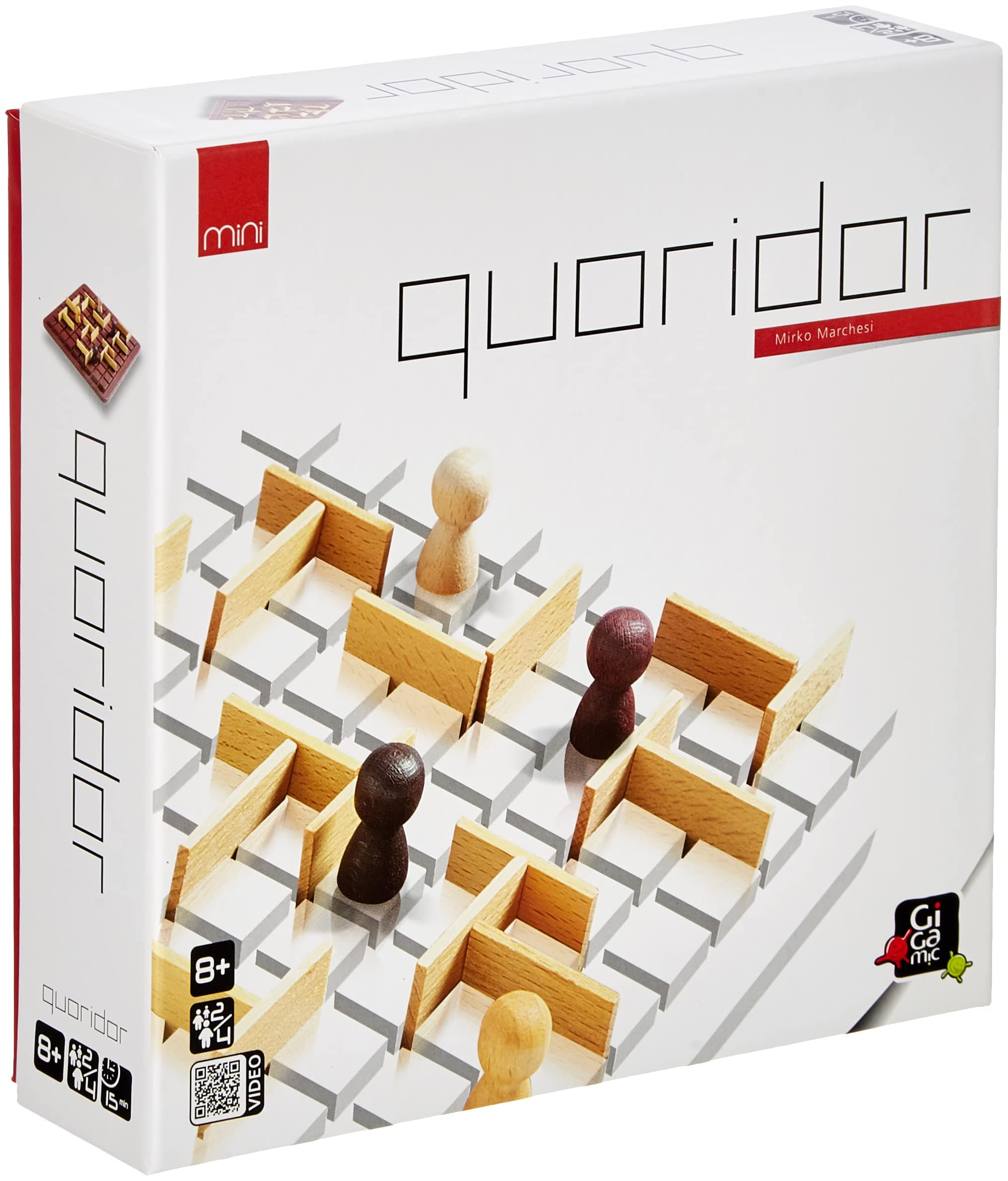 Gigamic QUORIDOR Mini FR, for 2-4 Players
