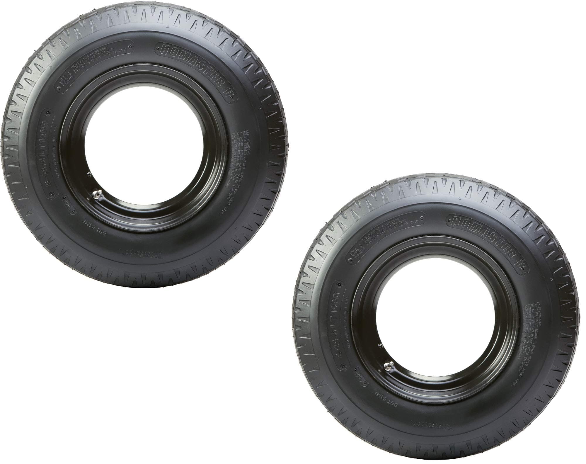 eCustomRim2-Pack Homaster Motor Mobile Home Trailer Tire Rim MH 8-14.5 LRG Bias 14.5 x 6