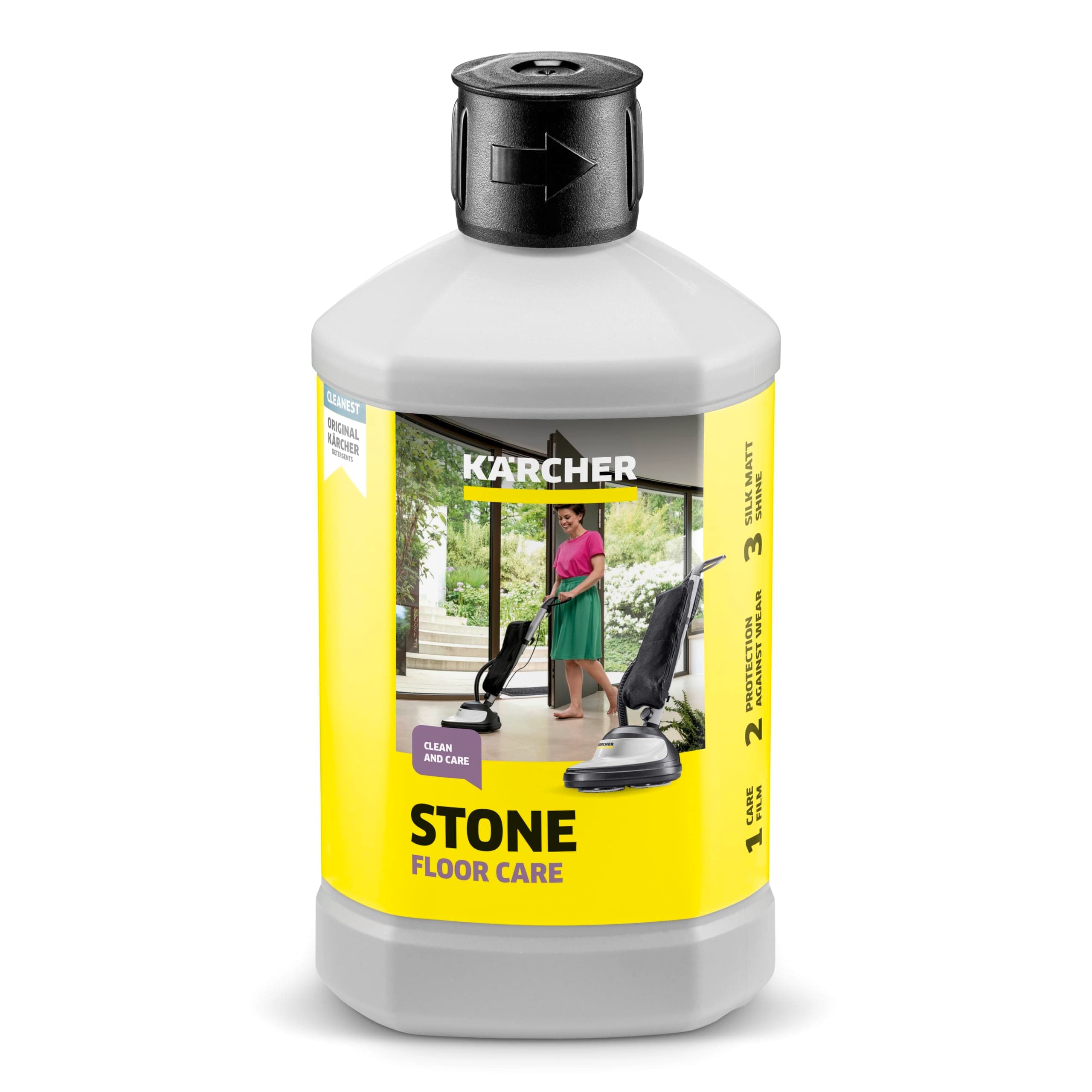 RM 532 Floor Care – Cleaner and Protective Solution for Matt Stone, Linoleum & PVC Floors (1L)