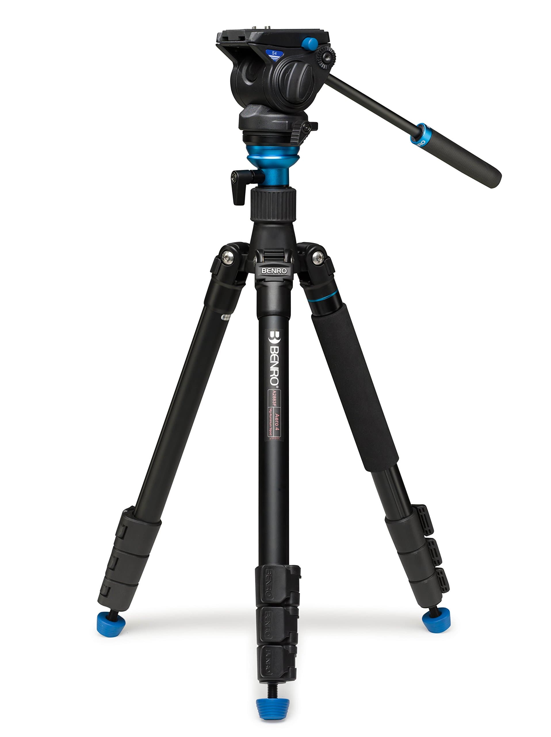Benro Aero4 Video Tripod Kit Flip Lock with S4 head