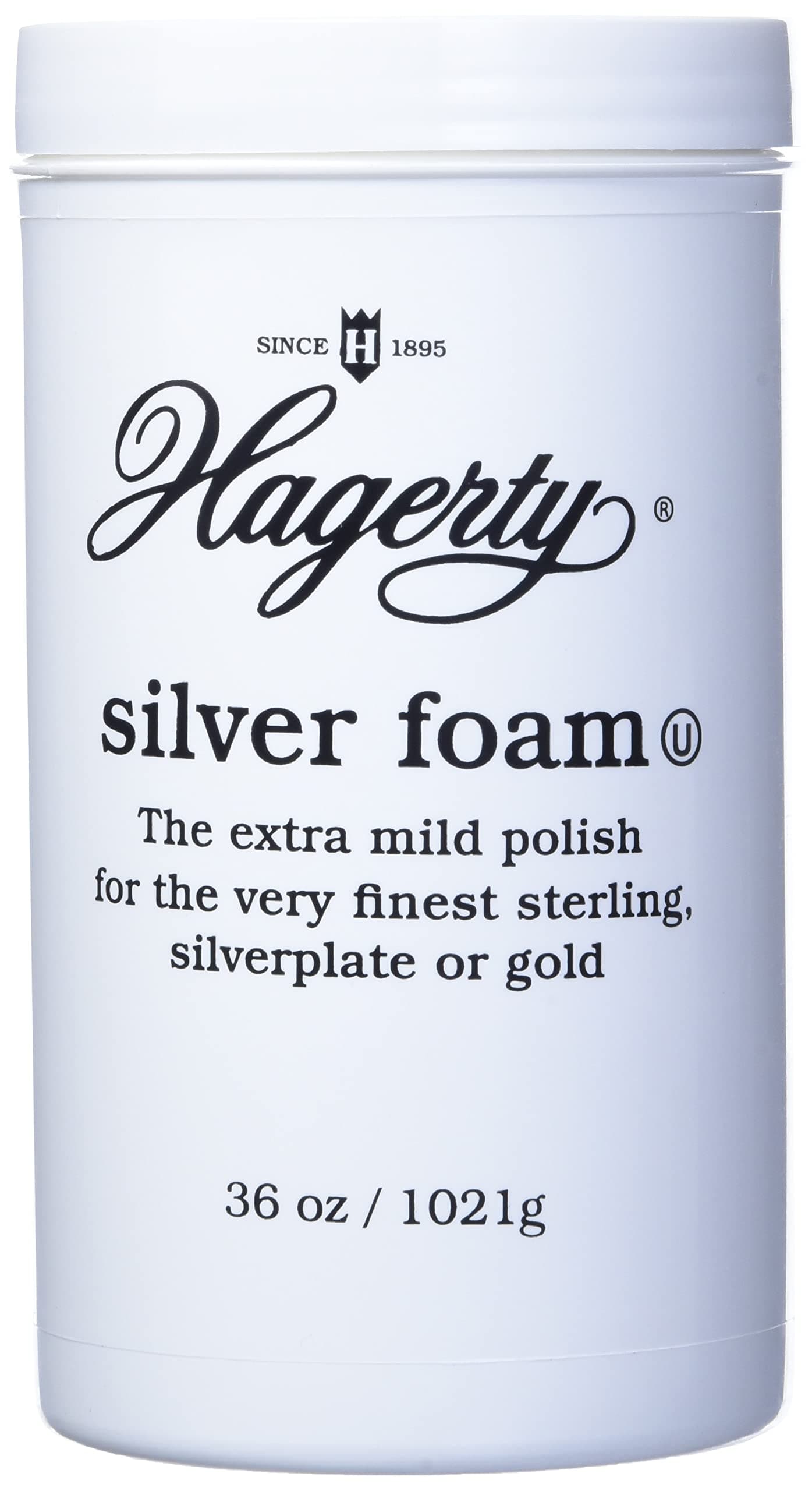 Silver Foam: Mild Silver Polish, Gently Removes Tarnish from Sterling, Silver Plate, and Gold, 36-Ounce