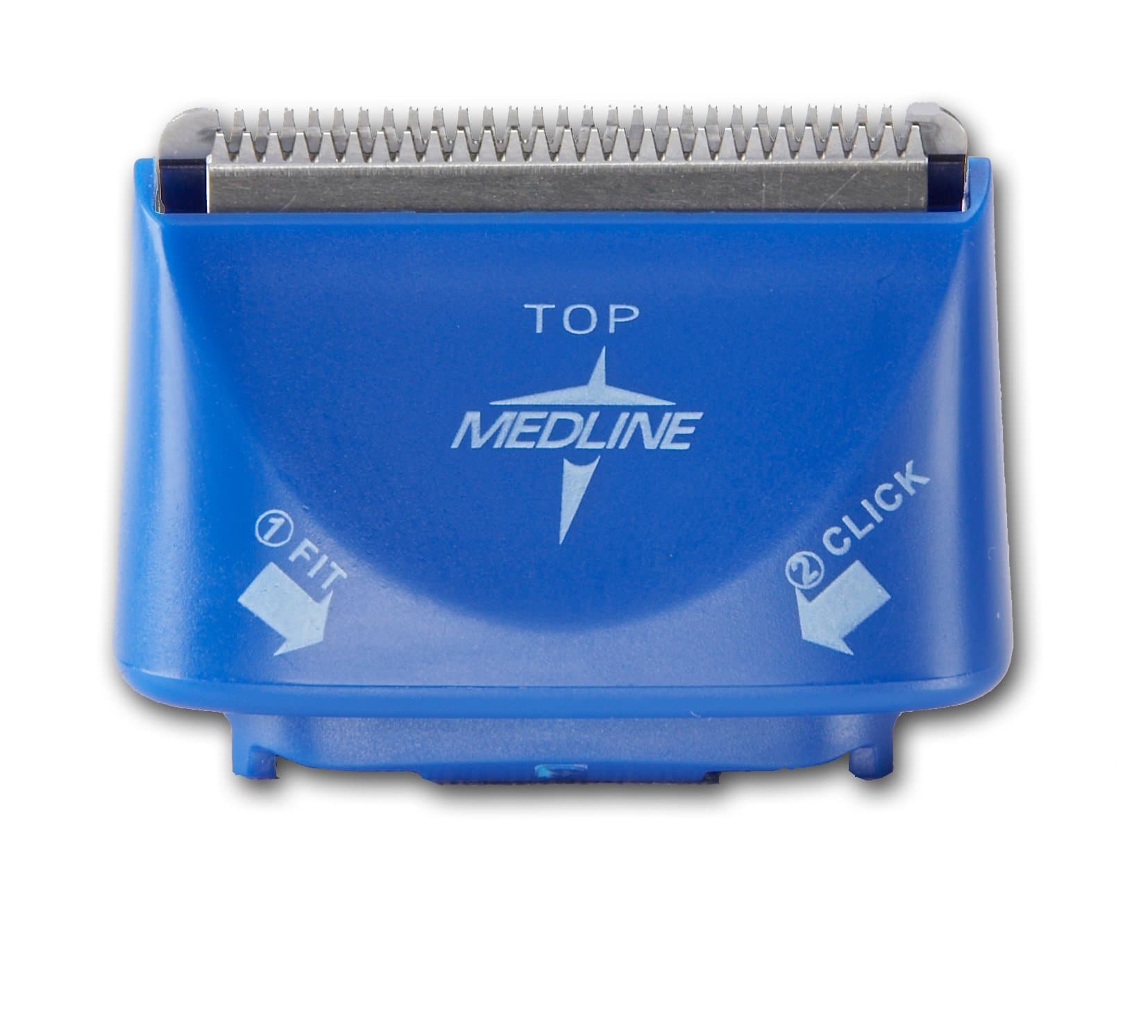 ^DISPOSABLE CLIPPER BLADES FOR MEDICLIP SURGICAL CLIPPER ITEM DYND70840. SHAVES CLOSER TO THE SKIN THAN DYND70845. FOR PREOPERATIVE HAIR REMOVAL. SNAP BLADE ONTO CLIPPER; USE AT 30-40 DEGREE ANGLE; REMOVE BLADE BY PRESSING "RELEASE" BUTTONS ON CLIPPER. GP