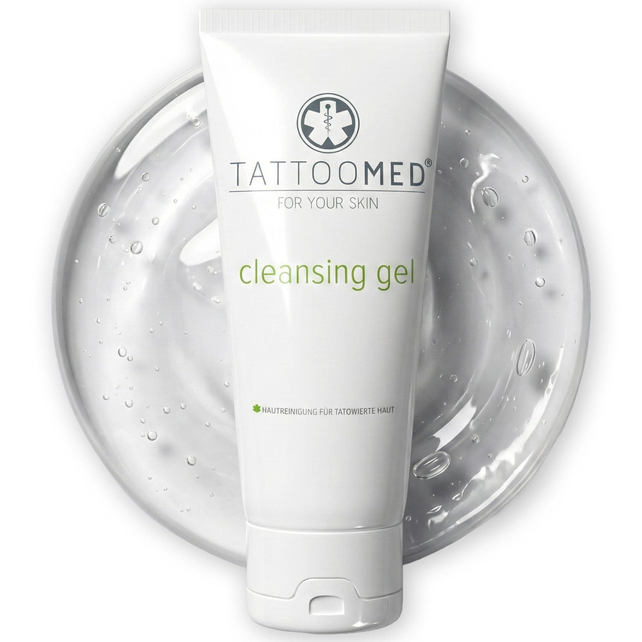 TattooMed Cleansing Gel - pH Neutral Sensitive Washing Gel for Healthy Tattoos - (1 x 100ml)