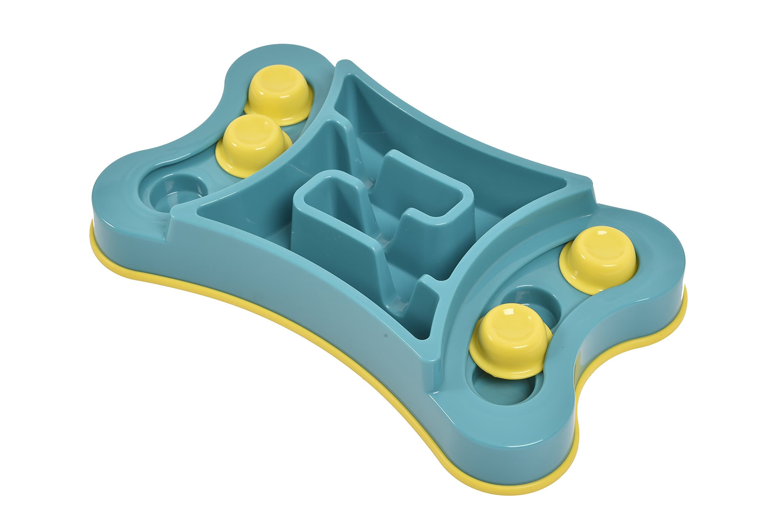 Maze Slider 2-in-1 Anti-Gobble Feeder & Interactive Game | Durable Puzzle Dog Toy For Large & Small Dogs | Slow Feeder Bowl & Treat Dispenser | Engaging Dog Toys For Boredom & Feeding