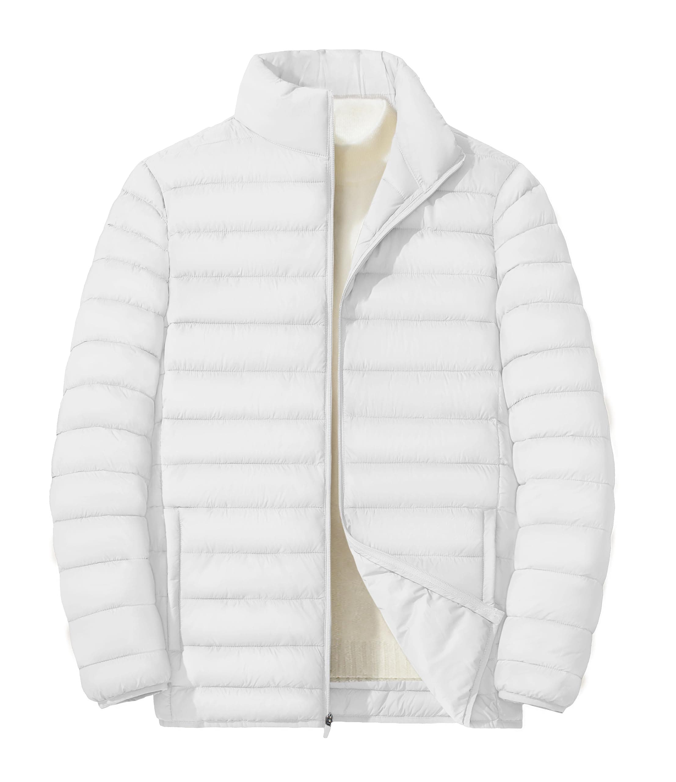 Men's Puffer Jackets Lightweight Warm Winter Coat Water-Repellent Windbreaker Insulated Quilted Packable Jacket