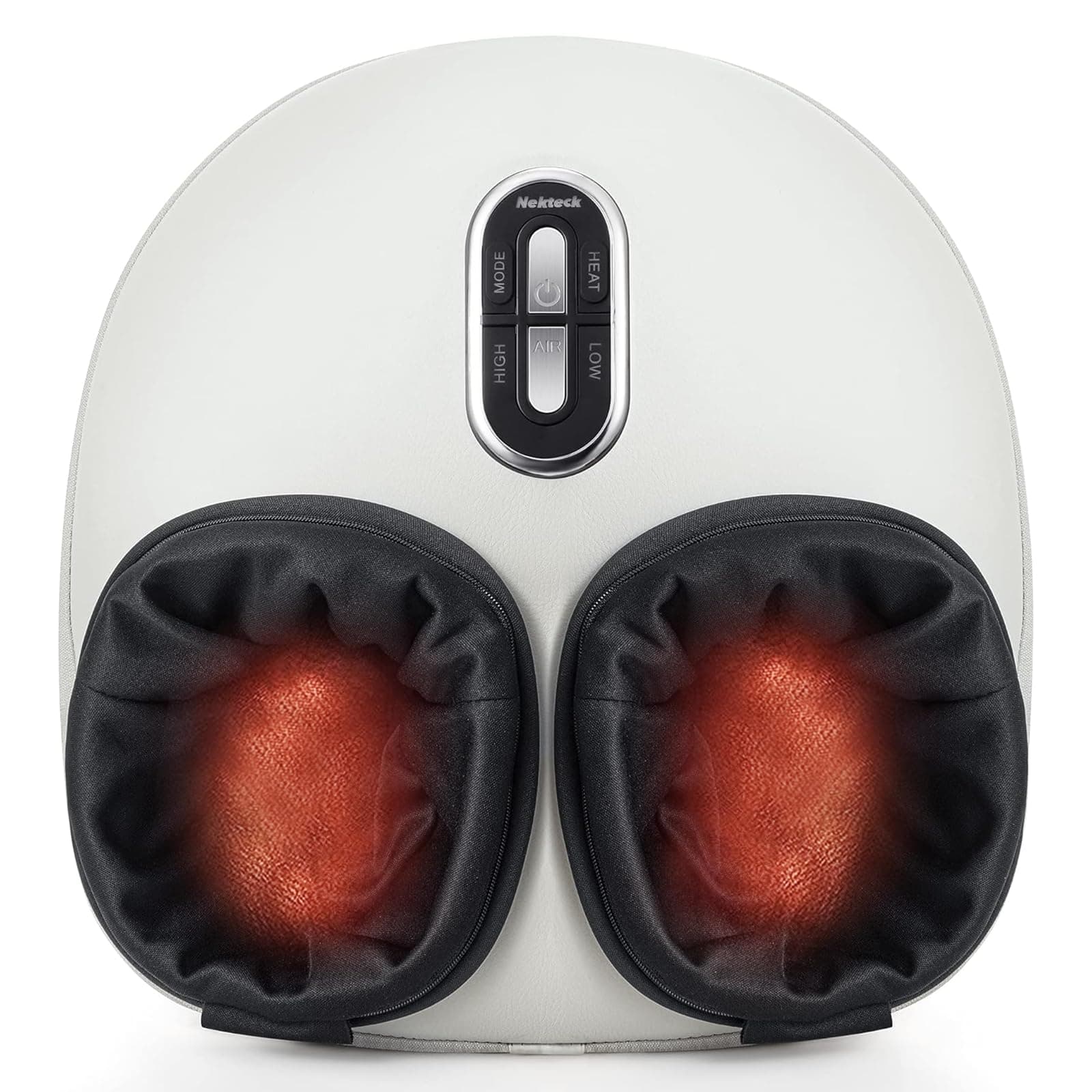 Foot Massager with Heat for Neuropathy Plantar Fasciitis, 2026 Upgraded Shiatsu Air Compression Feet Massager for Size Up to US 11, Gifts for Him Her Relaxation (FSA Eligible HSA Eligible)