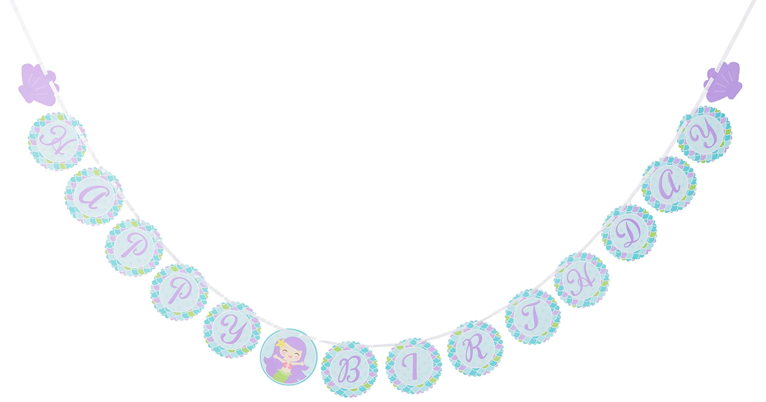 Mermaid Ribbon Banner