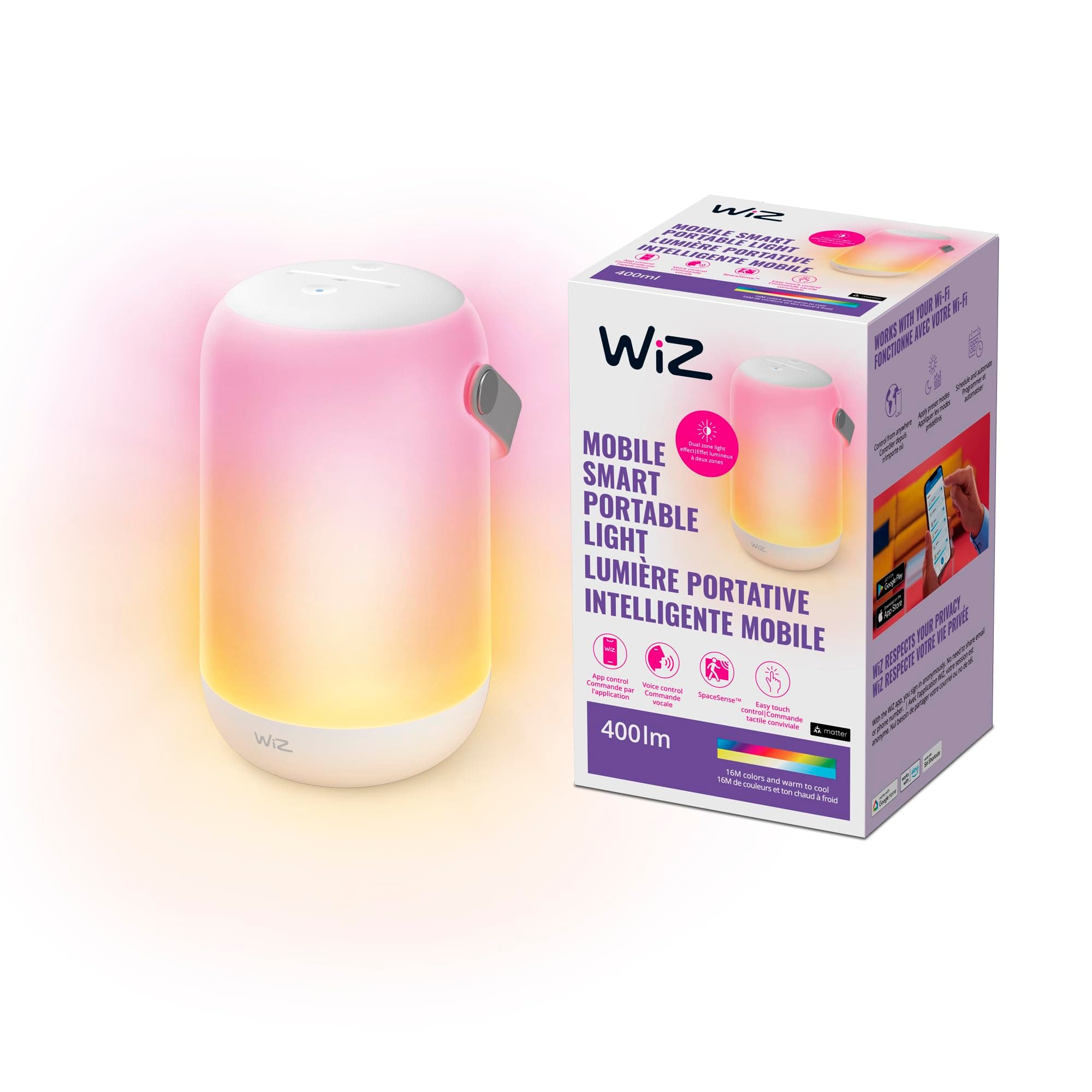 WiZ Connected Mobile Portable Light White