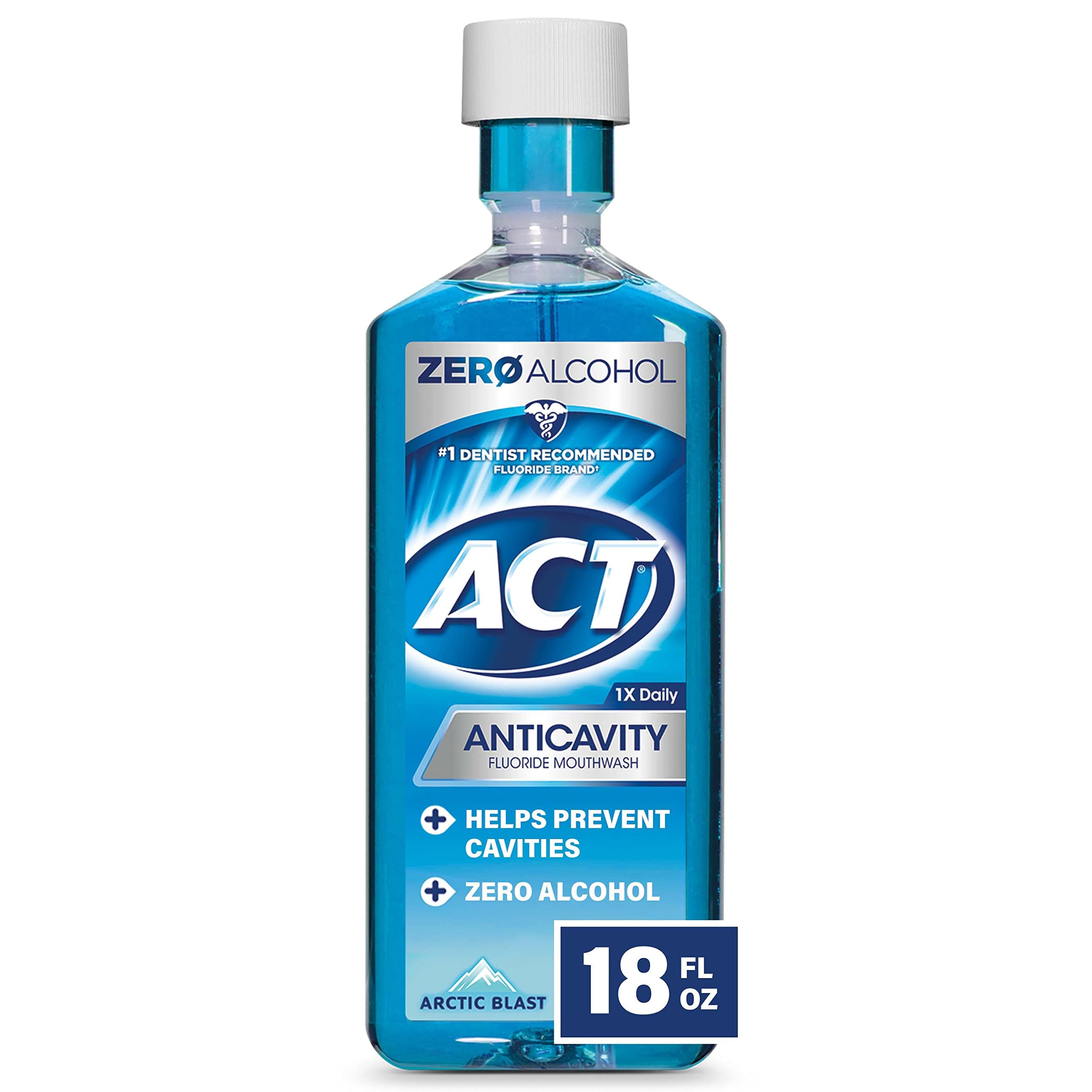 Anticavity Fluoride Mouthwash, Arctic Blast, 18 Oz