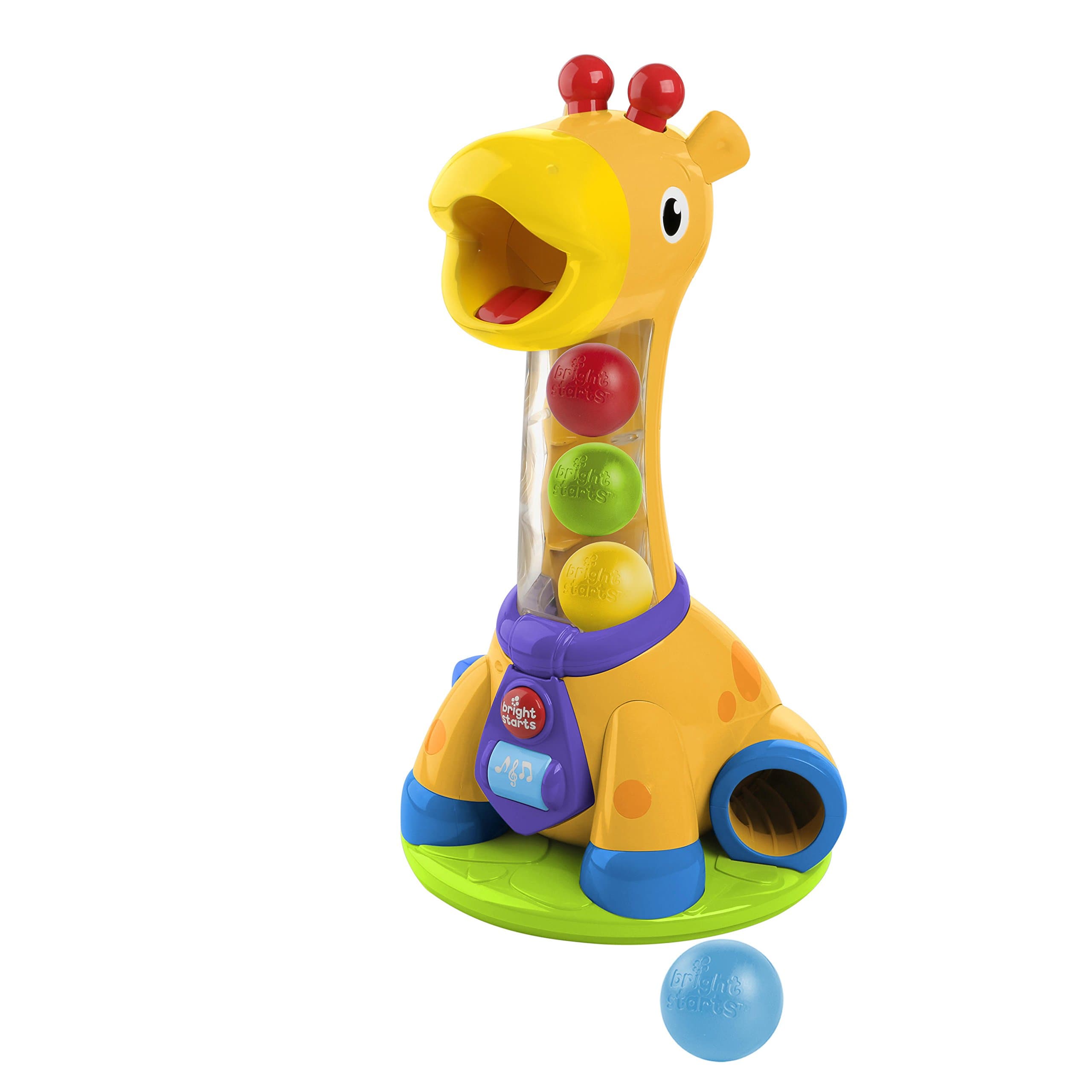 Spin & Giggle Giraffe Ball Popper Musical Activity Toy, Ages 12 months +